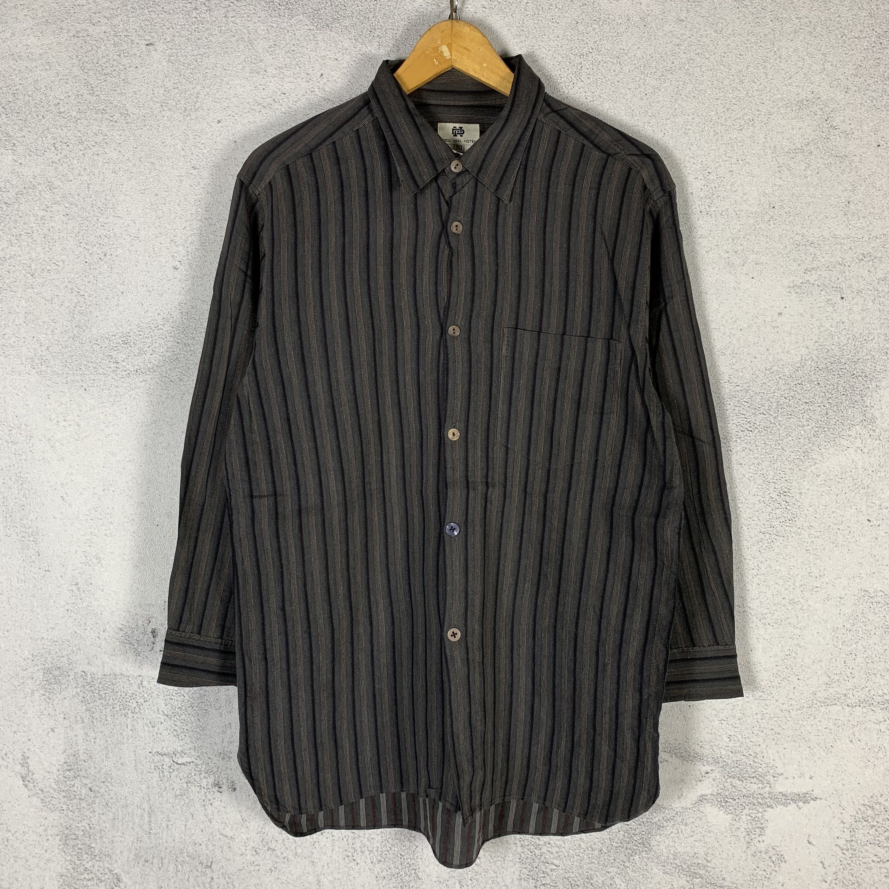 Dries Van Noten Dries Van Noten Striped Shirt Size US M / EU 48-50 / 2 - 1 Thumbnail