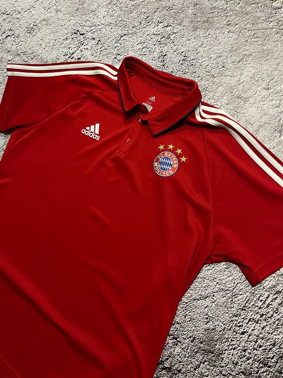 Adidas Bayern Munich Football Shirt Polo Training Adidas Size US XXL / EU 58 / 5 - 2 Thumbnail