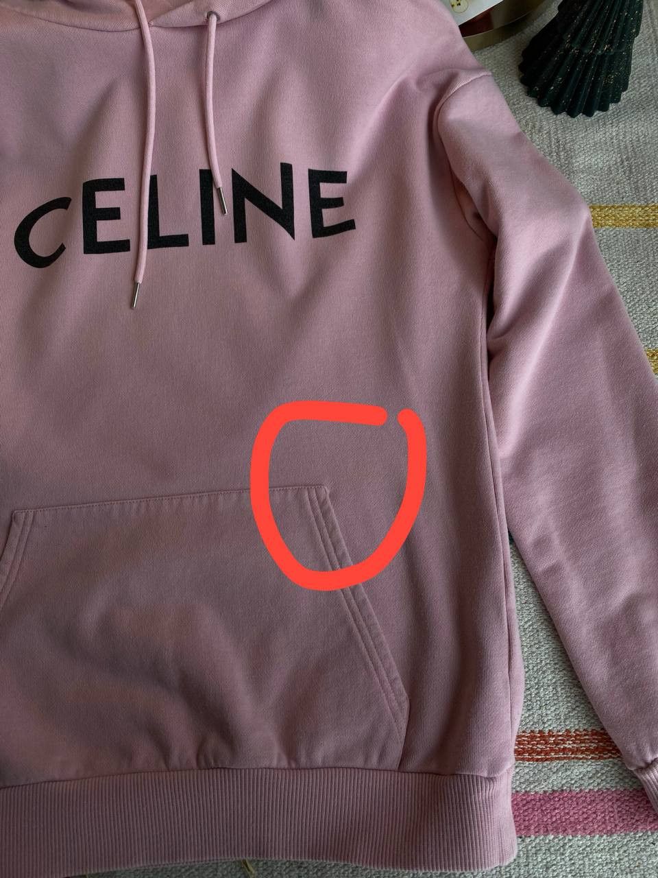 Celine Celine Pink Cotton Hoodie Size US XS / EU 42 / 0 - 10 Thumbnail
