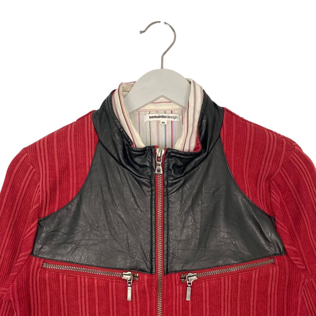 Other Vintage Semantics Design Sweatshirt Red Pullover Jumper SzM Size US M / EU 48-50 / 2 - 4 Thumbnail