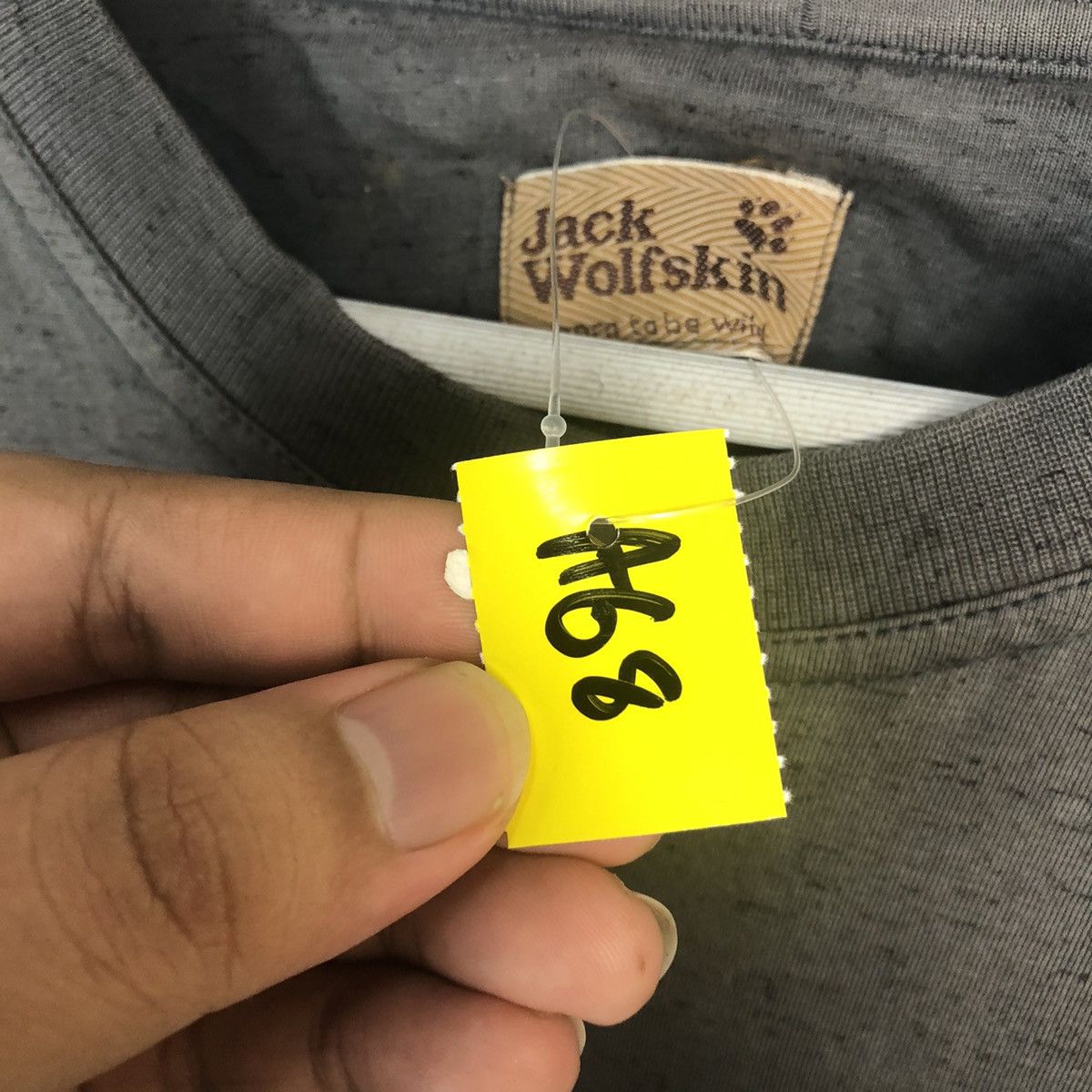 Jack Wolfskin × Japanese Brand Jack Wolfskins Grey T-Shirt #A68 Size US M / EU 48-50 / 2 - 8 Thumbnail