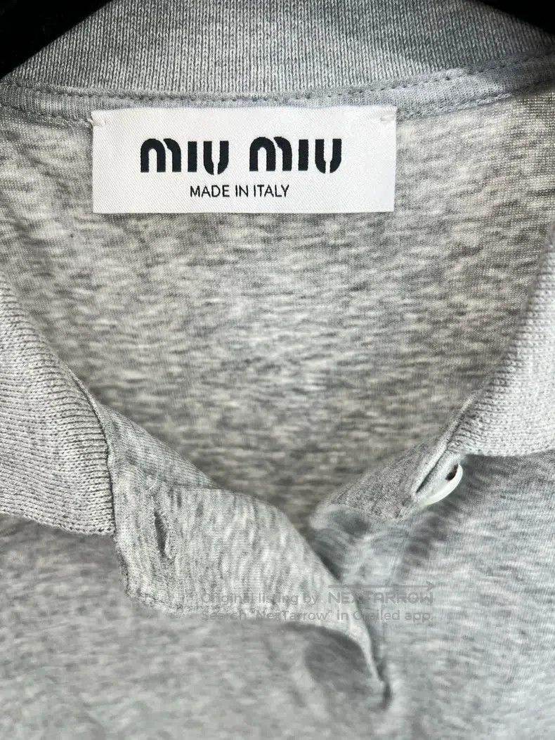 Miu Miu Miu Miu Size XS Gray Polo neck long sleeve Size XS / US 0-2 / IT 36-38 - 3 Thumbnail