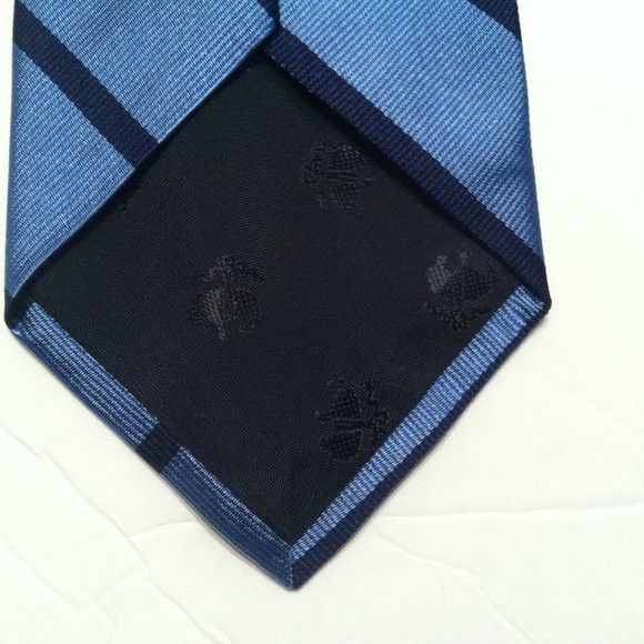 Brooks Brothers BROOKS BROTHERS MEN'S NEW BLUE 100%SILK TIE WIDTH: 3 1/4" Size ONE SIZE - 6 Thumbnail