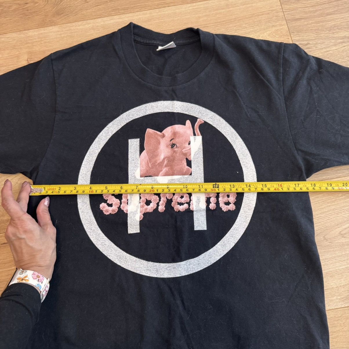 Supreme Supreme pre-shrunk Elephant Tee T-shirt Black Size M Limited Size US M / EU 48-50 / 2 - 6 Thumbnail
