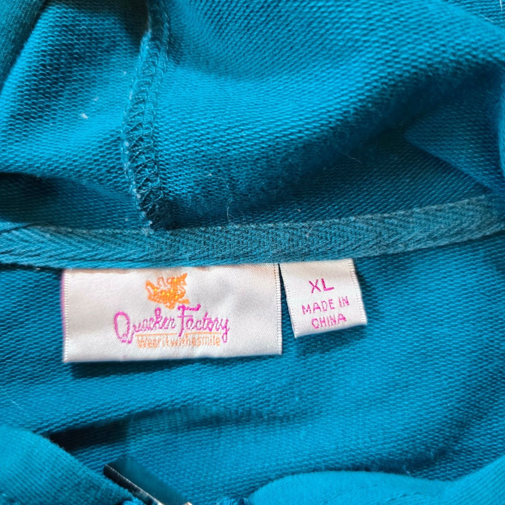 Quacker Factory Quacker Factory Sweater Women XL Green Sequin Hoodie Knit Full Zip Casual Party Size XL / US 12-14 / IT 48-50 - 6 Thumbnail