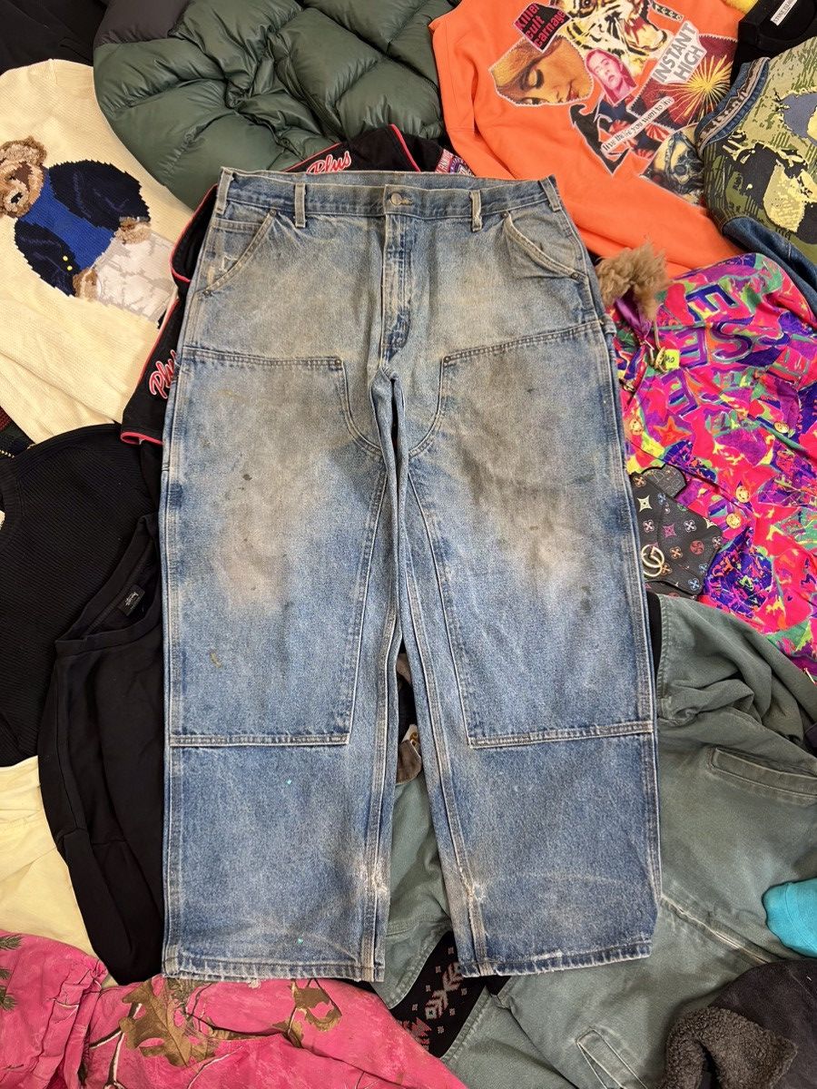 Carhartt Rare dusty vintage carhartt b73 double knee Size US 42 / EU 58 - 1 Thumbnail