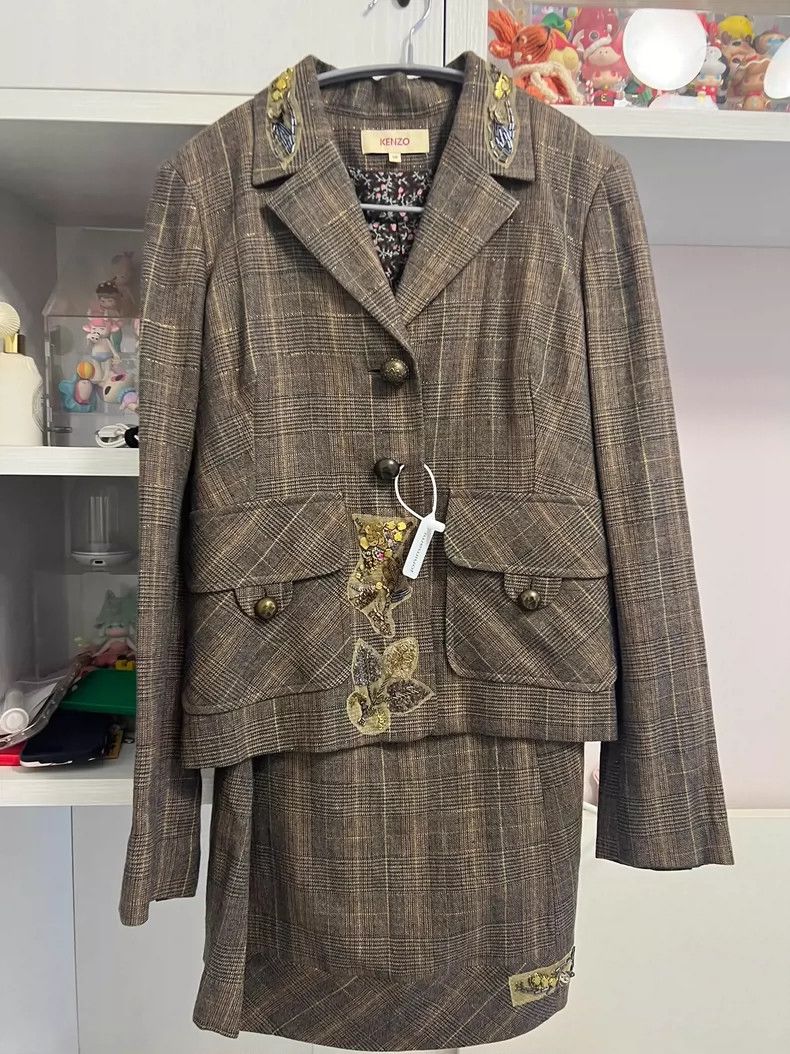 Kenzo Kenzo Tweed Old Money Set - dmc Size US M / EU 48-50 / 2 - 1 Thumbnail