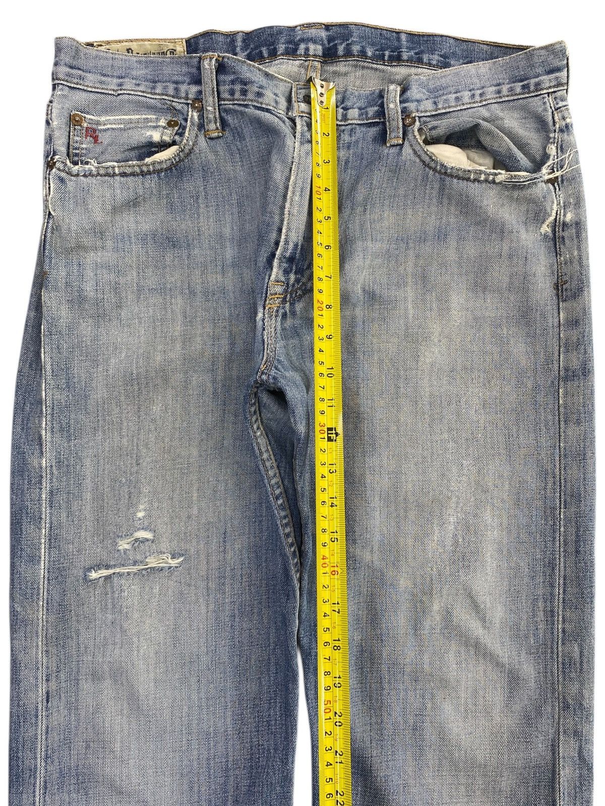 Polo Ralph Lauren Polo Ralph Lauren Acid Blue Wash Style Loose Jeans Size US 34 / EU 50 - 6 Thumbnail