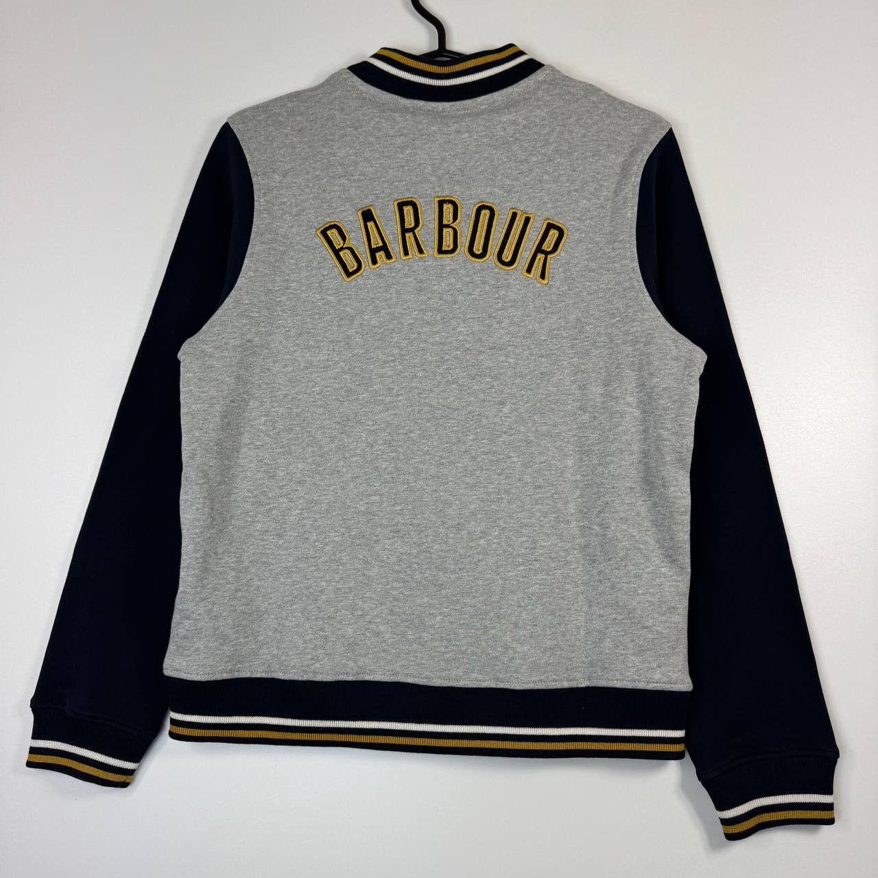 Barbour NEW Barbour Lewis Zip Jacket Grey Navy Boys Size XL 12-13Y Size US XXS / EU 40 - 10 Thumbnail