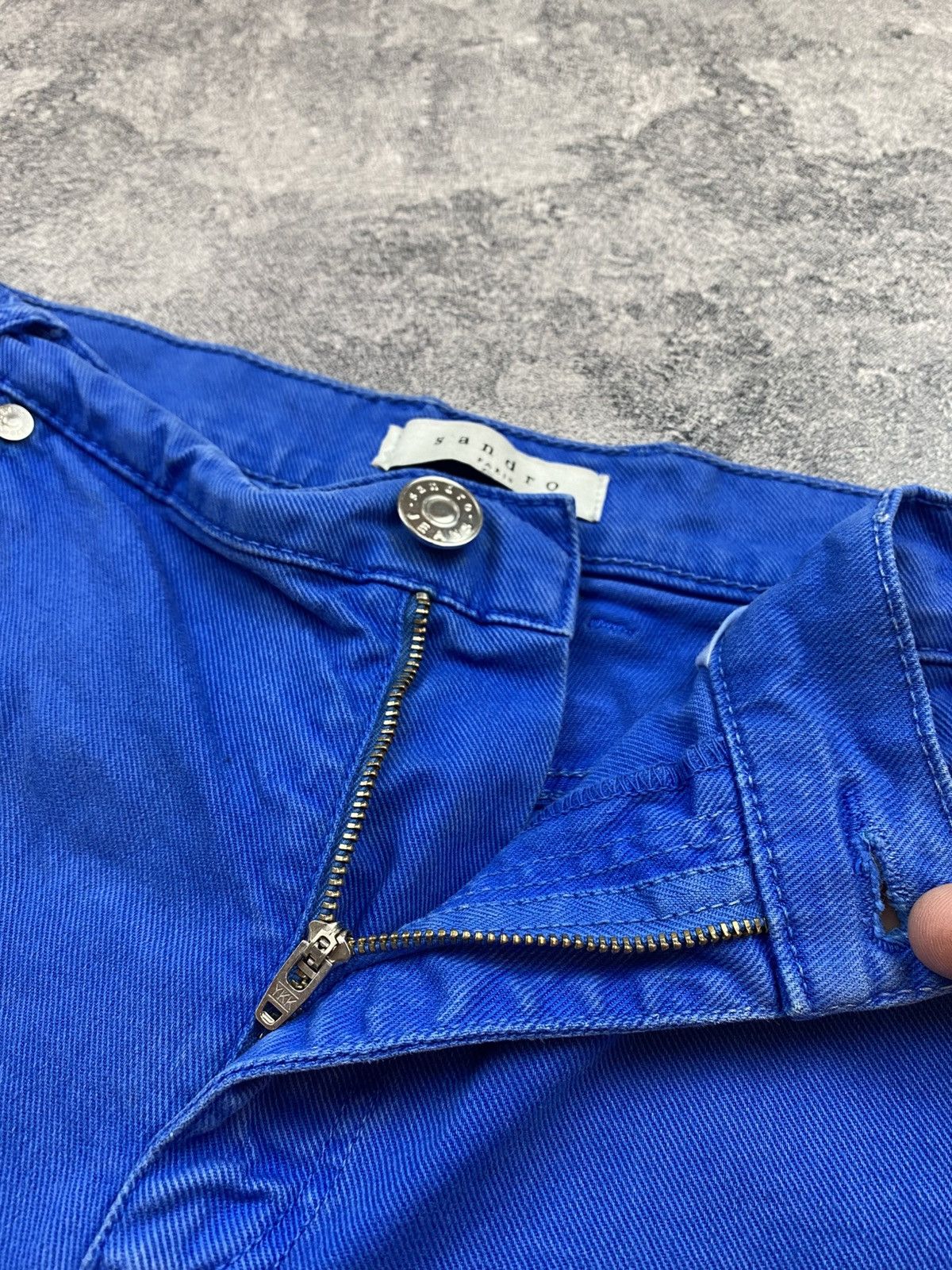 Designer × Sandro Sandro Vintage Denim Pants Size 28" / US 6 / IT 42 - 8 Thumbnail