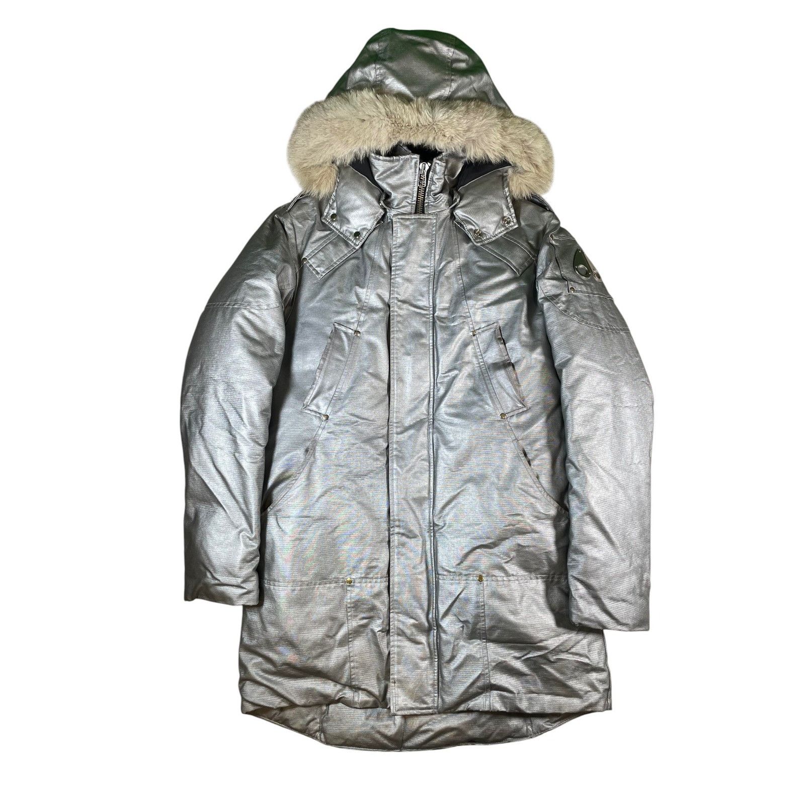Moose Knuckles Moose Knuckles Silver Parka Jacket Size US M / EU 48-50 / 2 - 1 Thumbnail