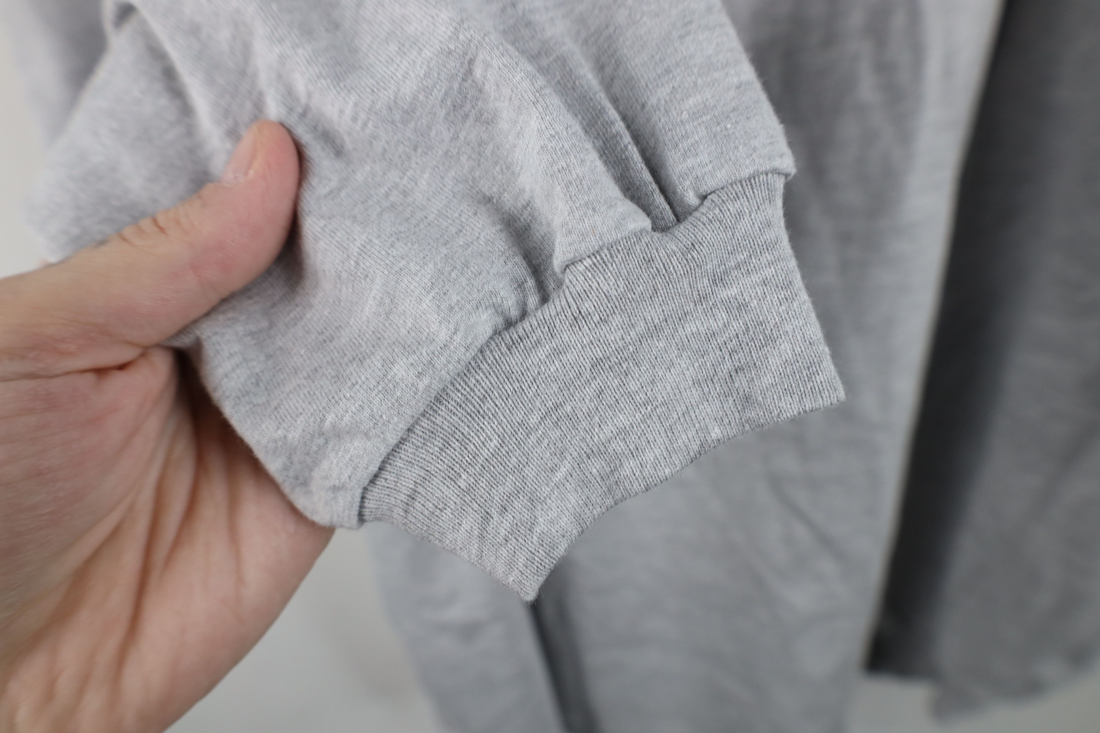 Vintage Vintage 90s Streetwear heavyweight Long Sleeve T-Shirt Gray Size US XXL / EU 58 / 5 - 6 Thumbnail