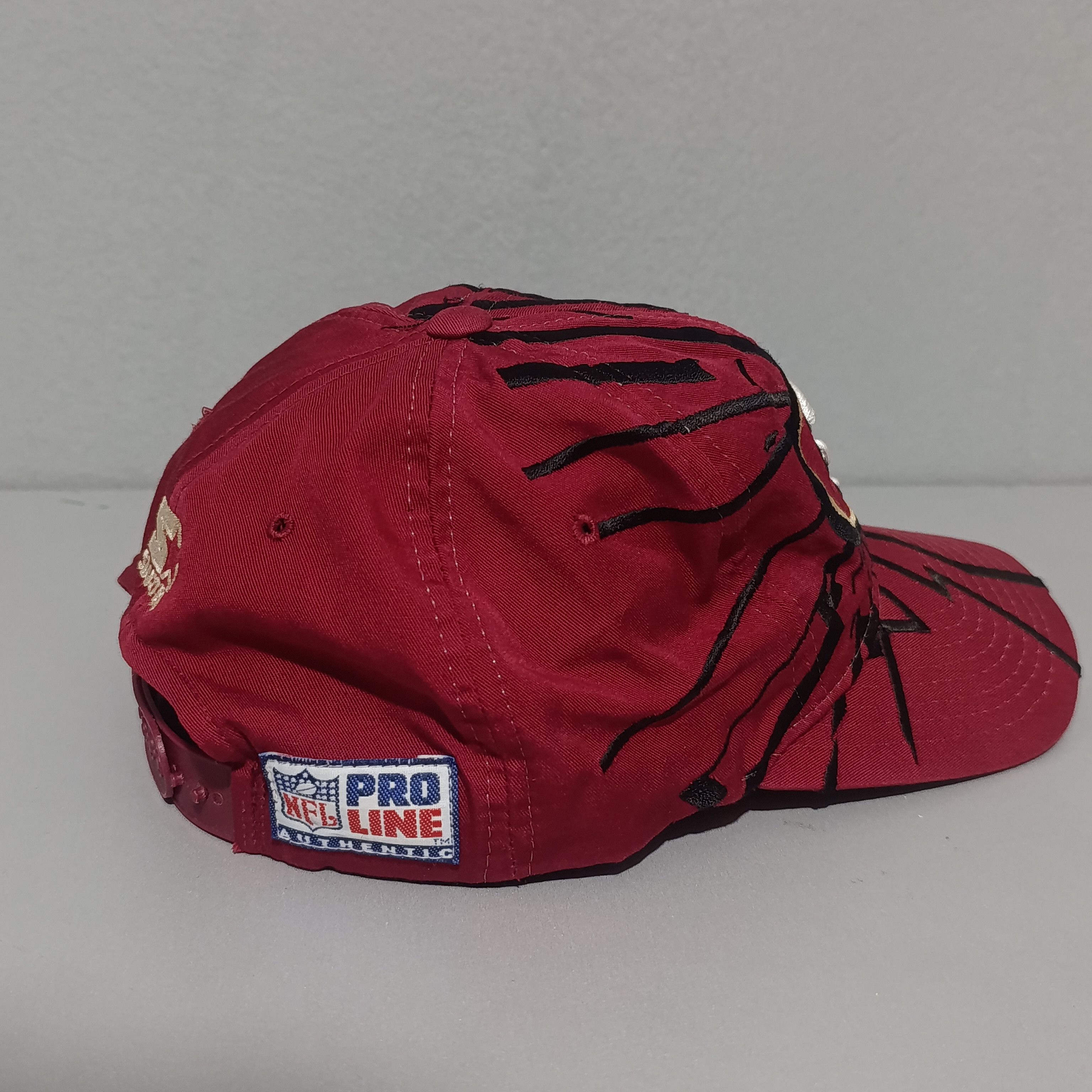 NFL RARE 90'S San Francisco 49ers Collison Shockwave Snapback Size ONE SIZE - 2 Thumbnail