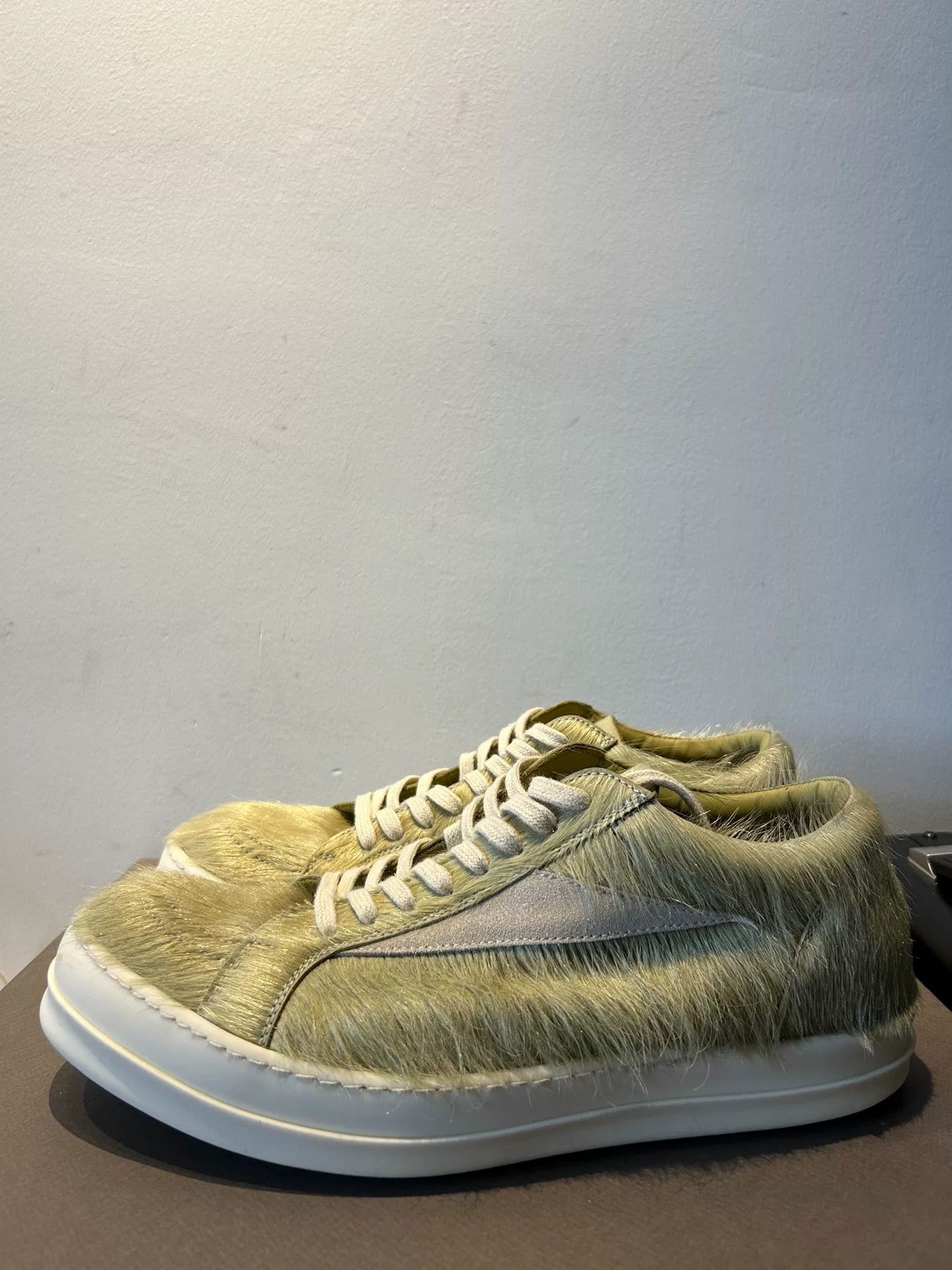 Rick Owens rick owens green hair on shoes size 43 Size US 10 / EU 43 - 1 Thumbnail