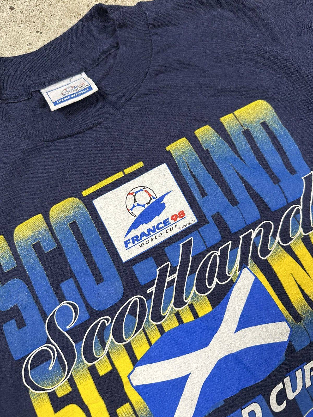 Vintage Vintage 1998 World Cup France Scotland Promo Tee T Shirt Size US M / EU 48-50 / 2 - 4 Thumbnail