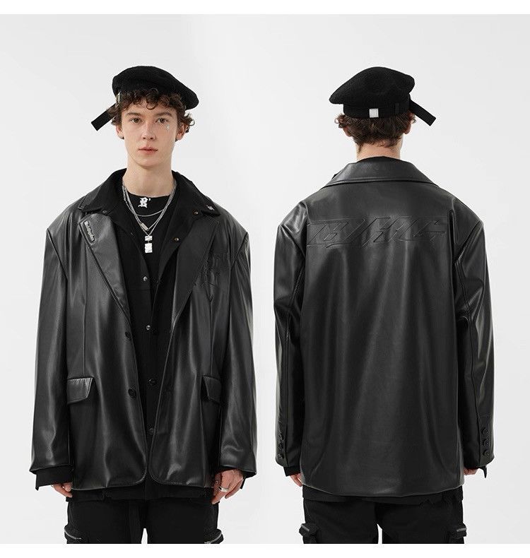 Other BJHG leather blazer Size US XXL / EU 58 / 5 - 7 Thumbnail