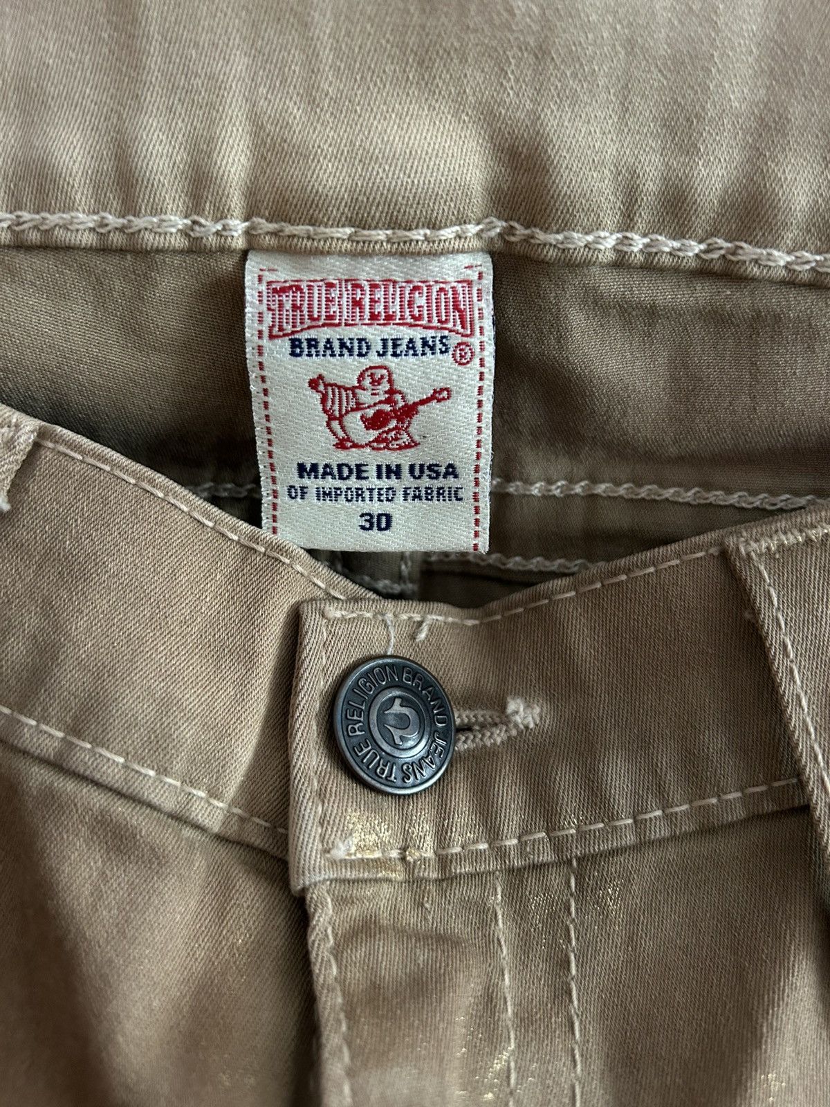 True Religion True Religion vintage gold jeans Y2K denim pants Size 30" / US 8 / IT 44 - 7 Thumbnail