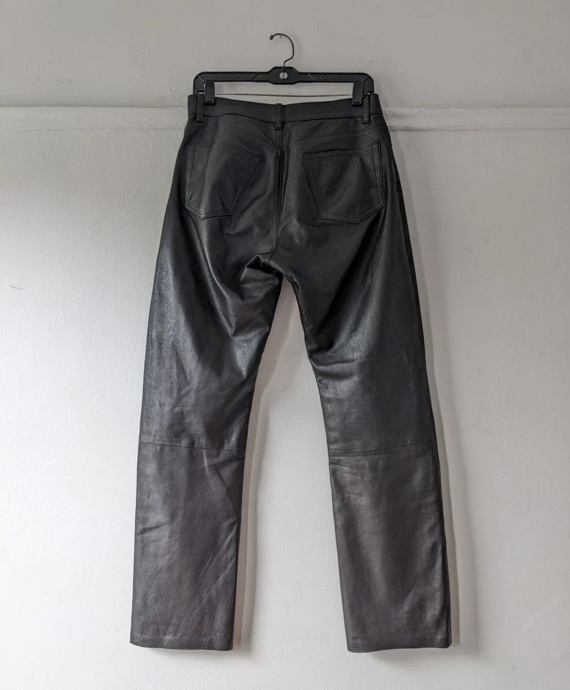 Helmut Lang 1999 Leather Trousers Size US 31 - 3 Thumbnail