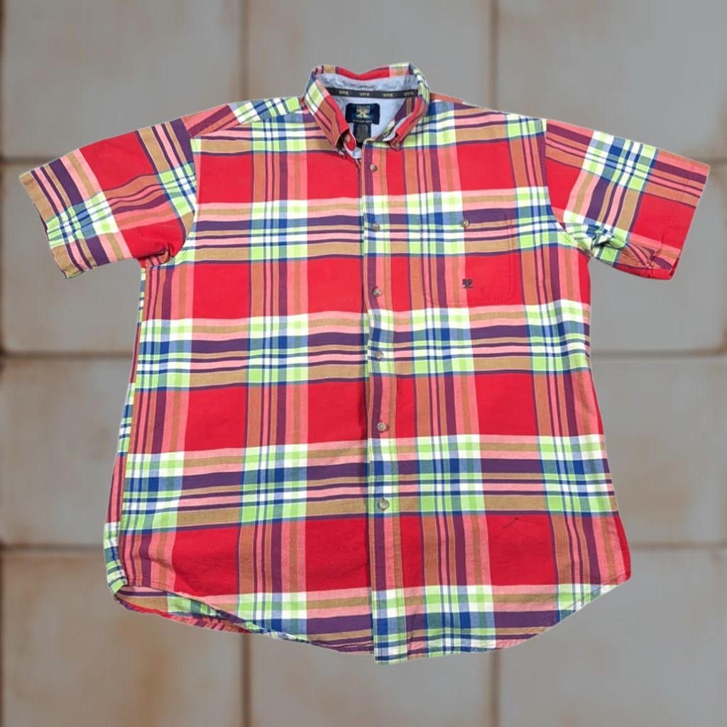 Wrangler VINTAGE Wrangler 20X Shirt XL Adult Red Plaid Chambray Cowboy Y2K Size US XL / EU 56 / 4 - 1 Thumbnail