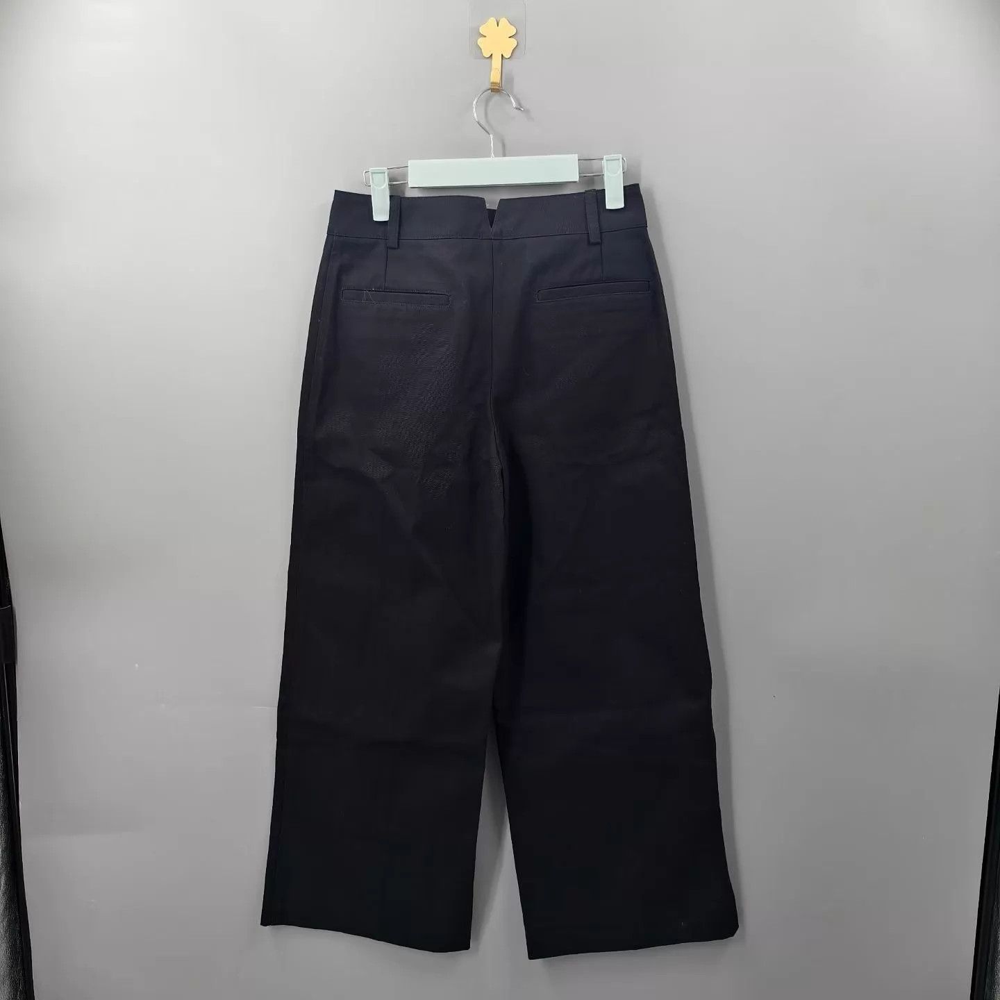 Hermes Hermes black wide leg pants 34 Size 25" / US 0 / IT 36 - 2 Thumbnail