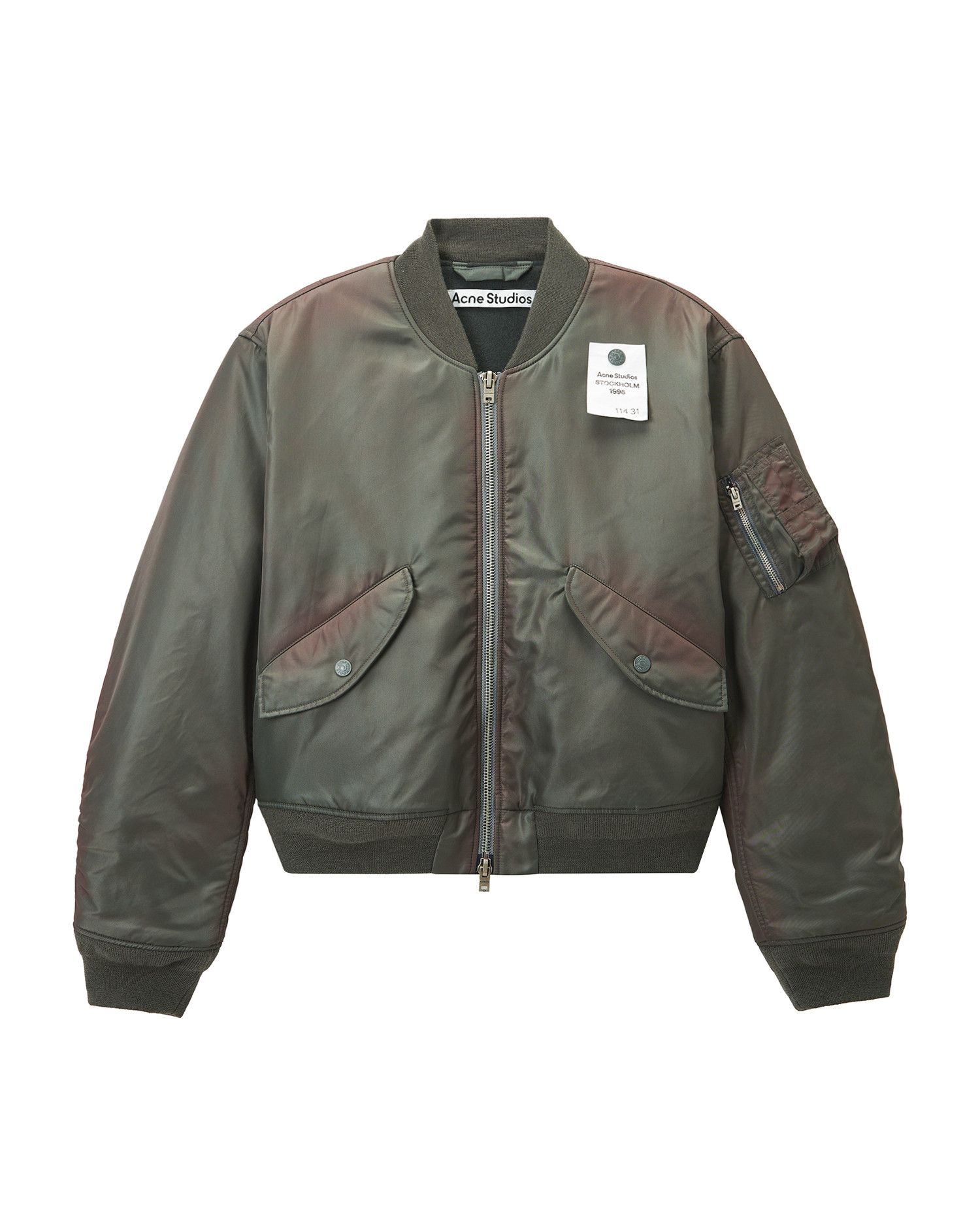 Acne Studios Acne Studios Dyed Color Effect Aviator Jacket Size US M / EU 48-50 / 2 - 1 Thumbnail