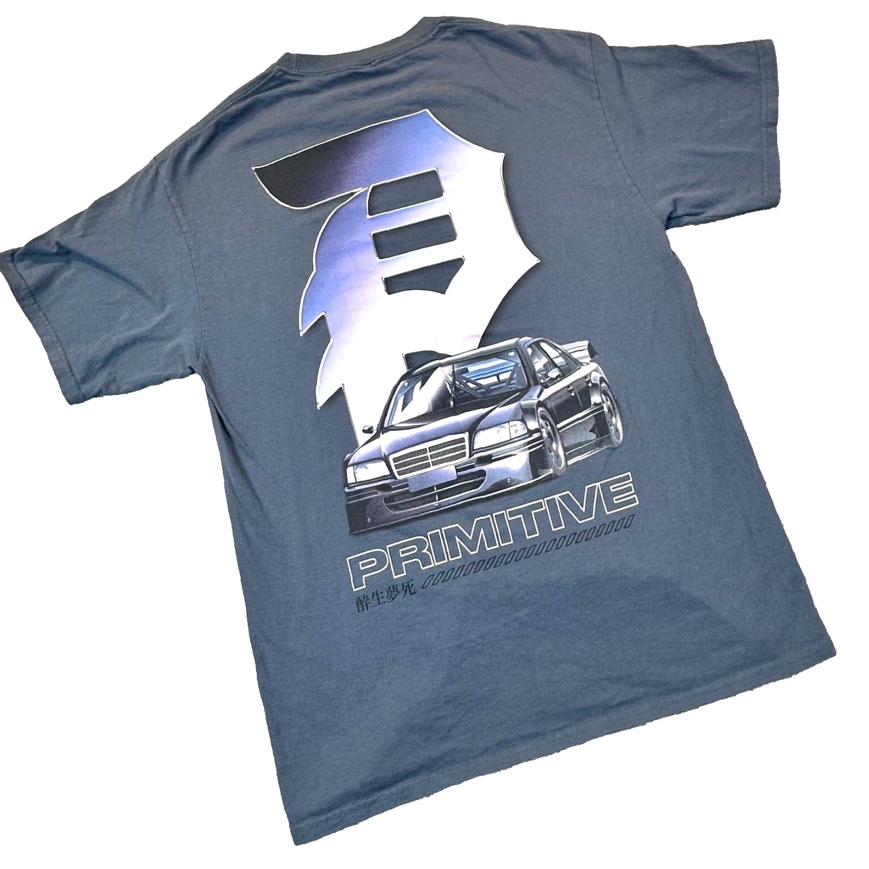Primitive Primitive Skateboarding T-Shirt Mens Medium Mercedes 190E Graphic Print Multicolor Crew Neck Short Sleeve Skater Streetwear 90s Style (Merc) Size US M / EU 48-50 / 2 - 3 Thumbnail