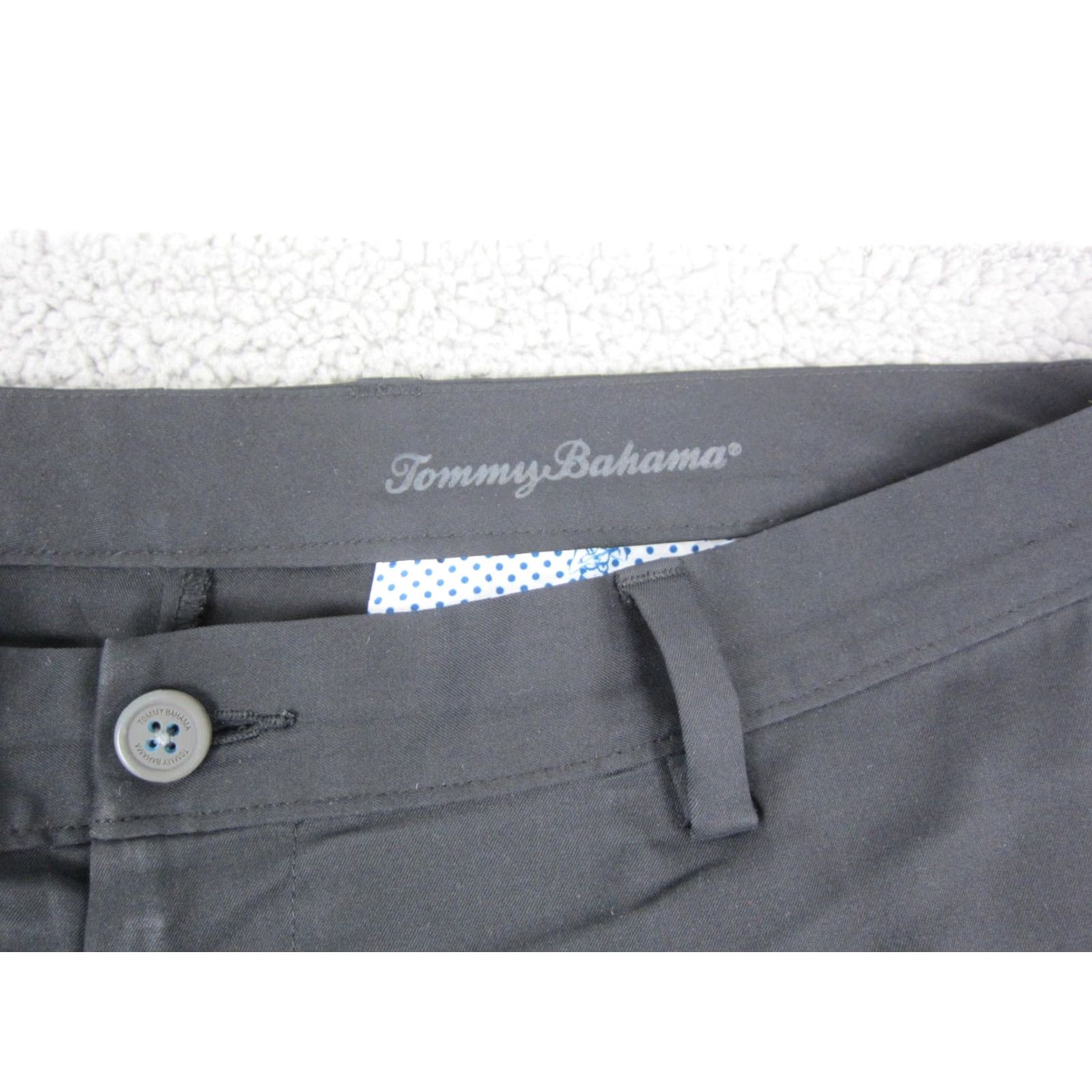 Tommy Bahama Tommy Bahama Pants Mens 38x32 Black Chino Flat Front Regular Straight Size 38 Black - Tommy Bahama Pants - Chino - Flat Front - 38x32 - Black - Mens Size US 38 / EU 54 - 3 Thumbnail