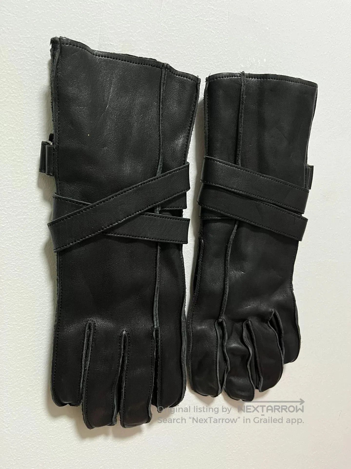 Yohji Yamamoto Yohji Yamamoto Y's Horse Leather Gloves. Size ONE SIZE - 3 Thumbnail
