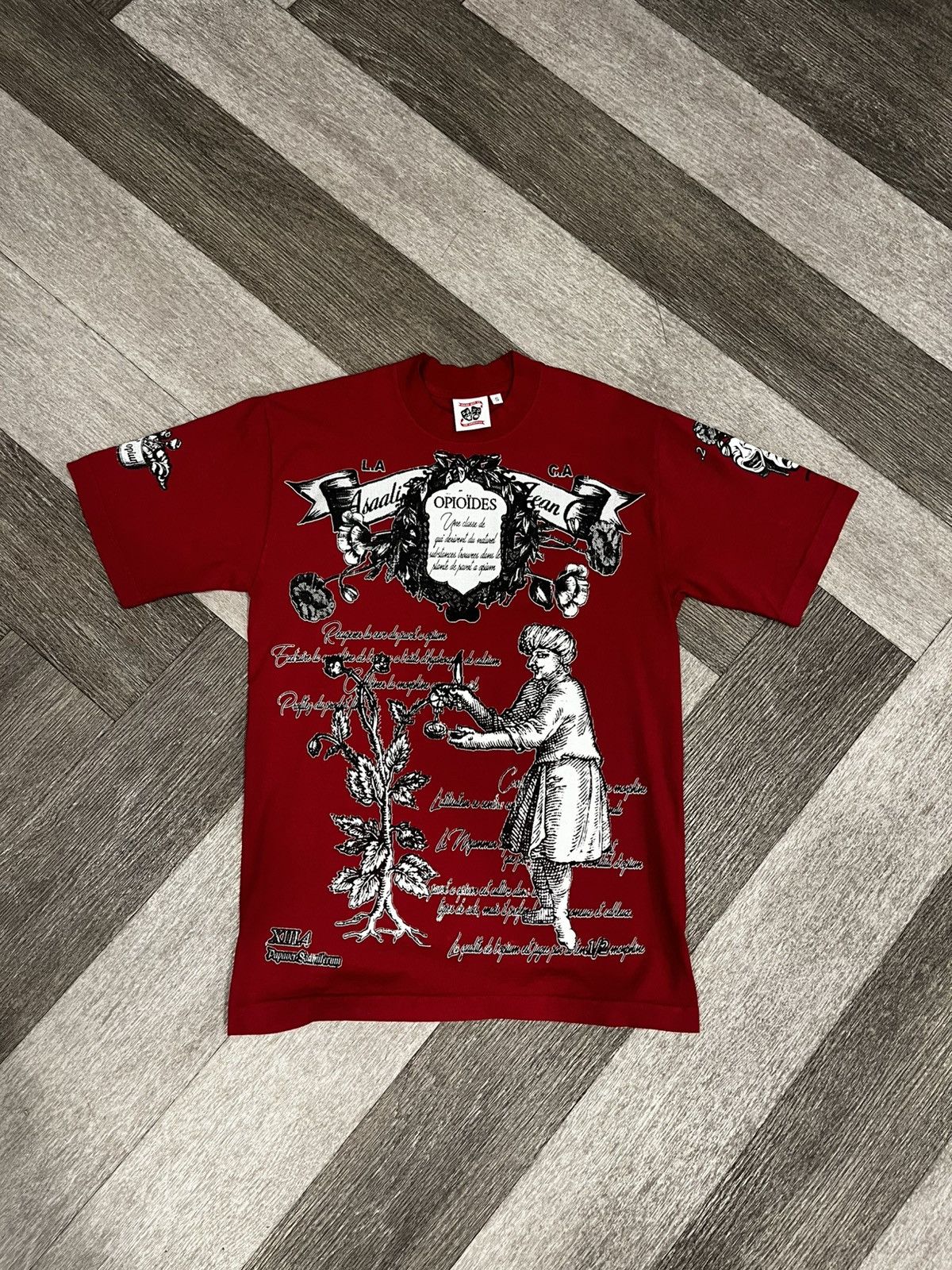 Asaali Asaali Red Opioid T-Shirt Size US S / EU 44-46 / 1 - 1 Thumbnail