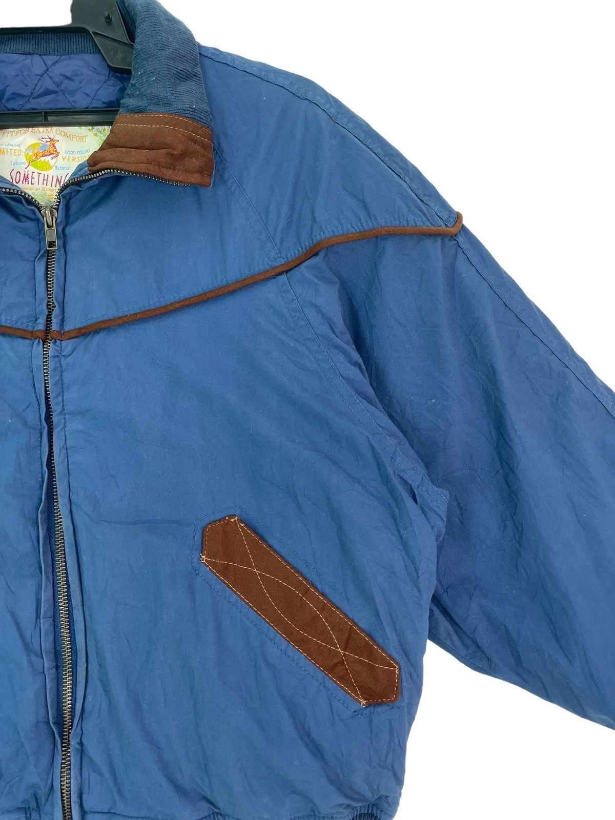 Edwin × Vintage Vtg 90s Edwin Something label limited release bomber jacket Size M / US 6-8 / IT 42-44 - 2 Thumbnail