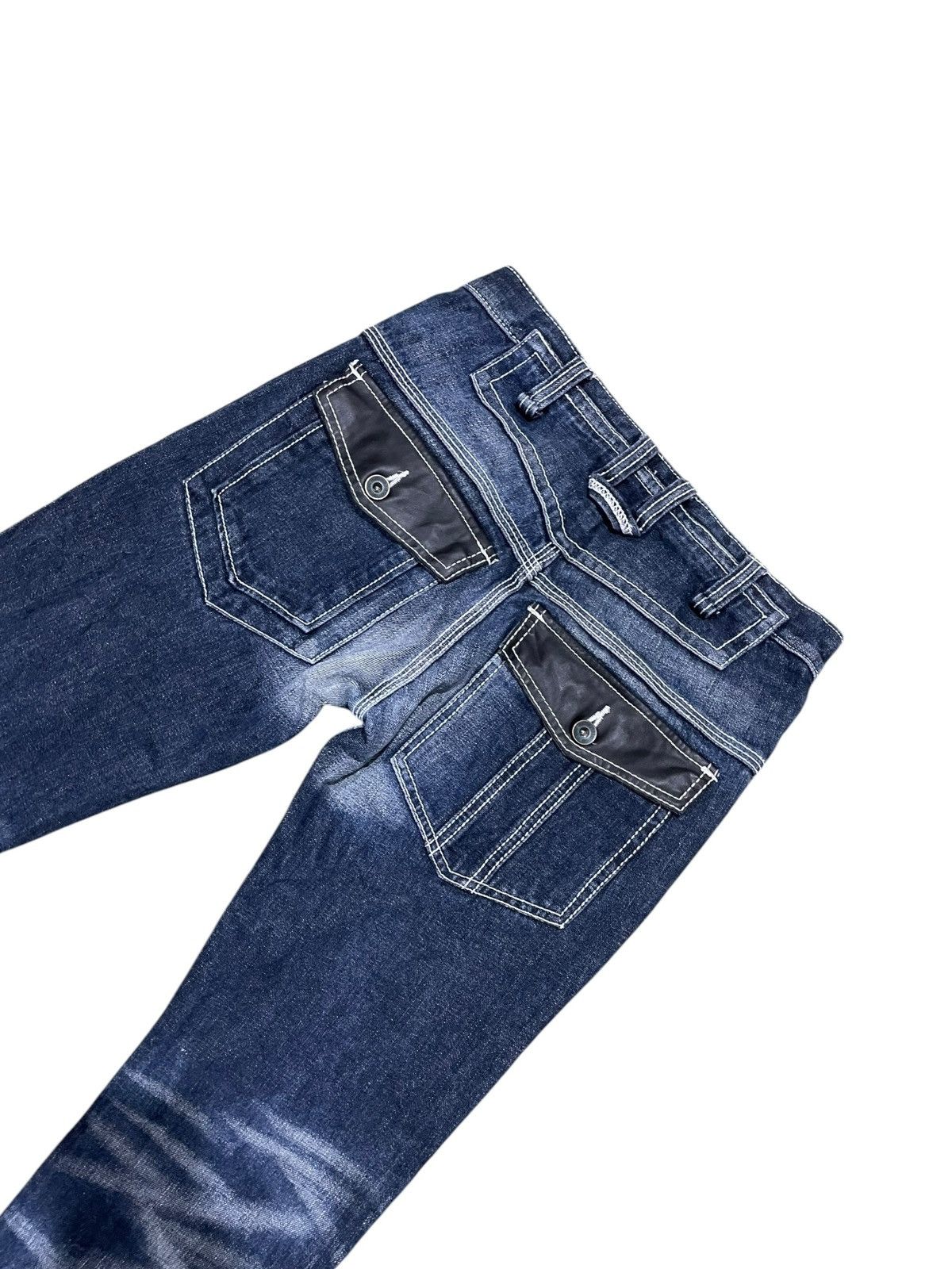 Le Grande Bleu (L.G.B.) Semantic Design Rockers Lowrise Jeans Size US 30 / EU 46 - 12 Thumbnail