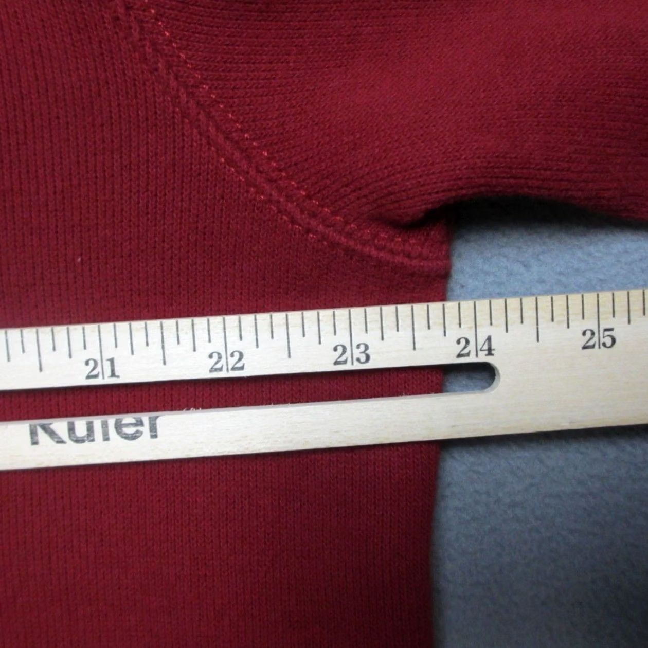Polo Ralph Lauren VINTAGE Polo Ralph Lauren Sweater Mens Large Red 1/4 Zip Mock Neck Preppy Knit Size US L / EU 52-54 / 3 - 7 Thumbnail