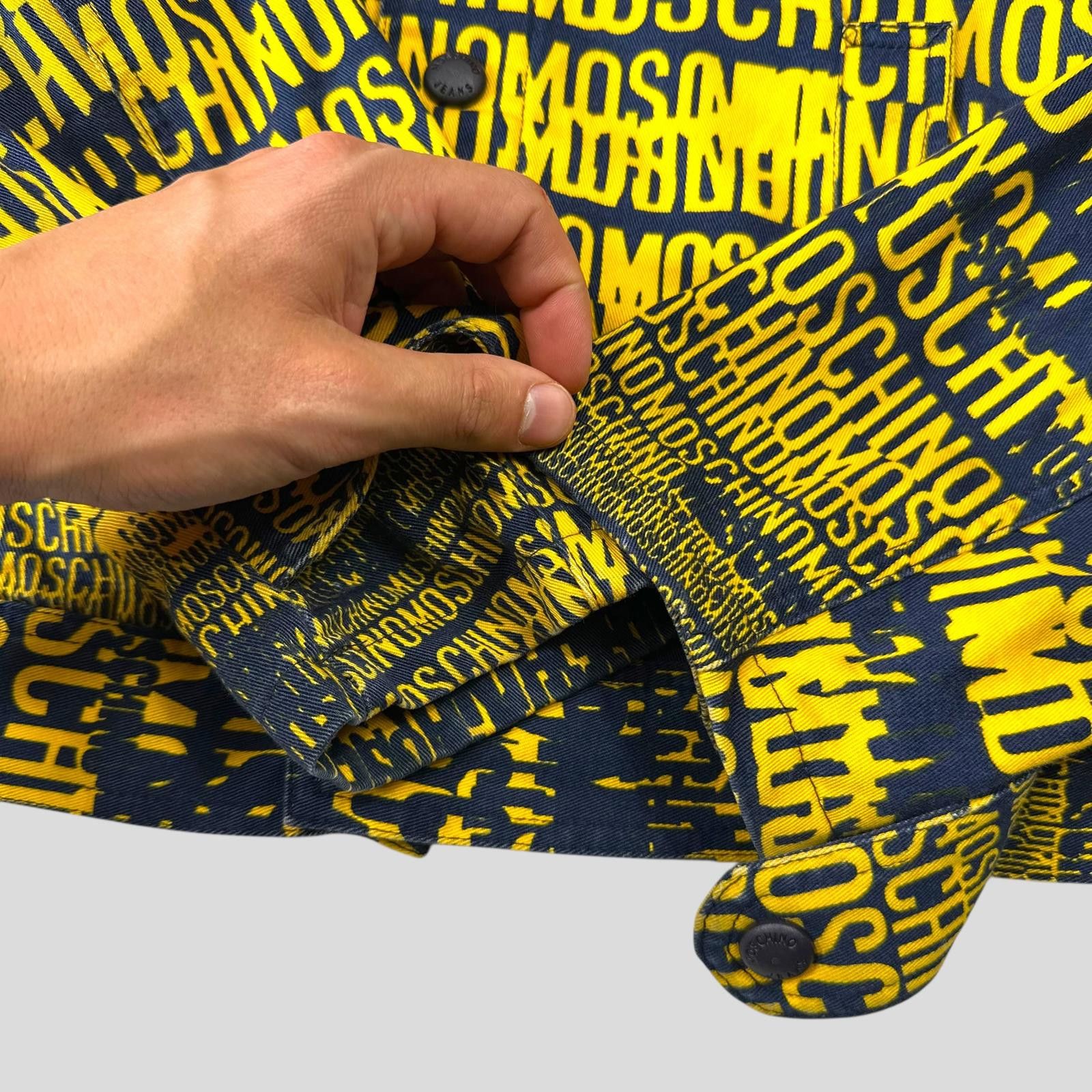 Moschino Moschino Jeans 1996 Crazy Print Cotton Jacket - IT48 (S/M) Size US M / EU 48-50 / 2 - 5 Thumbnail
