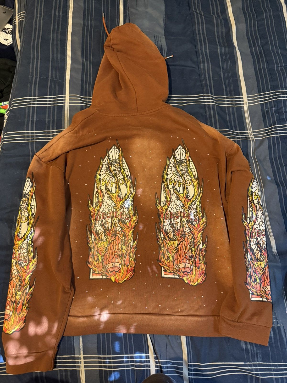Who Decides War Who Decides War Flame Glass Orange/Rust Hoodie Size US XL / EU 56 / 4 - 2 Thumbnail