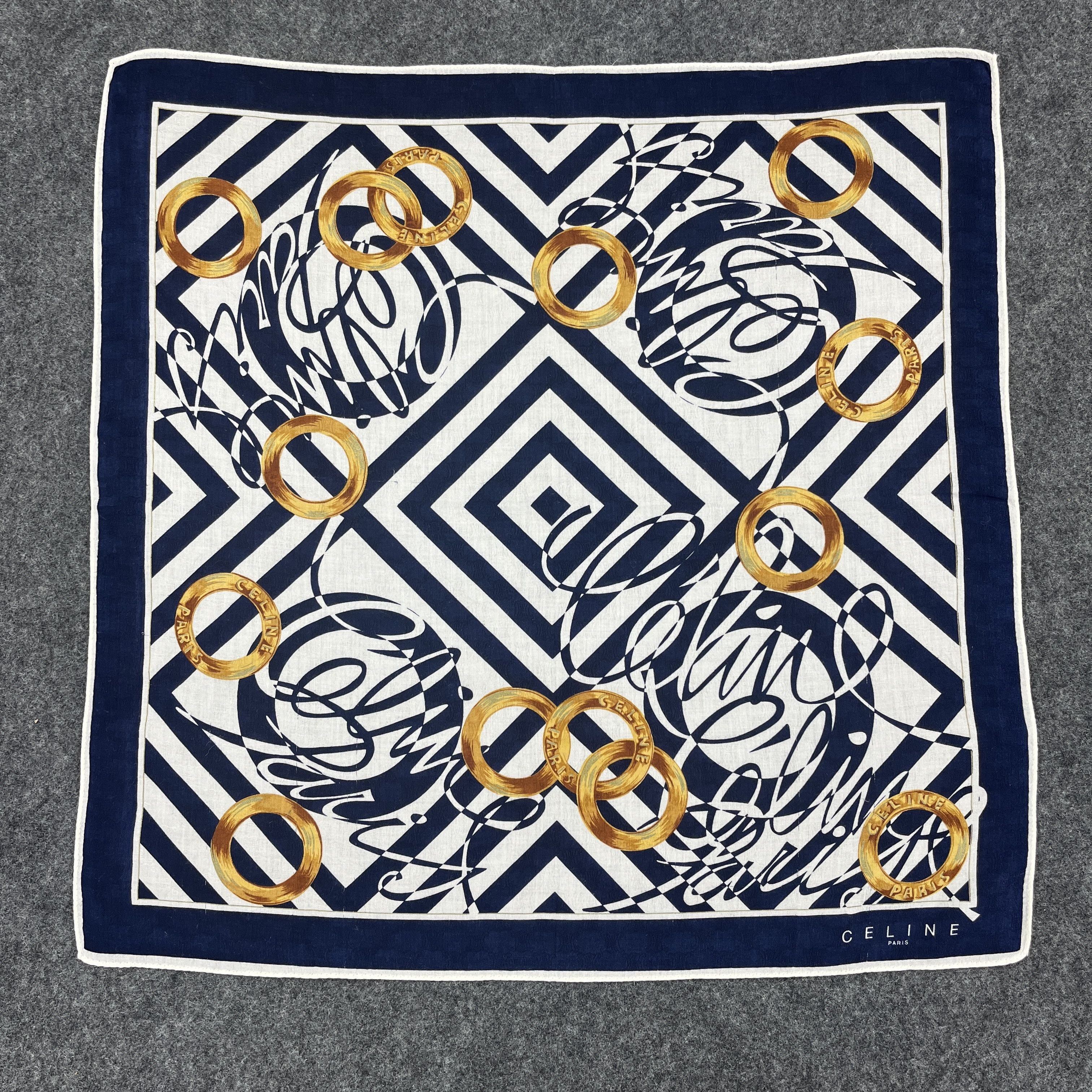 Celine Celine Handkerchief / Bandana / Neckerchief B301 Size ONE SIZE - 12 Thumbnail