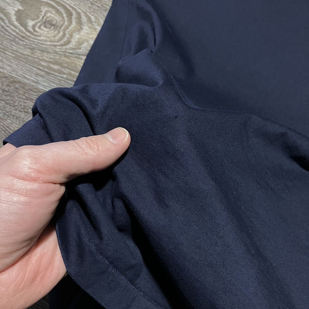 Jil Sander × Uniqlo UNIQLO +J Supima Cotton Relaxed Crewneck T-shirt Navy Size US L / EU 52-54 / 3 - 6 Thumbnail
