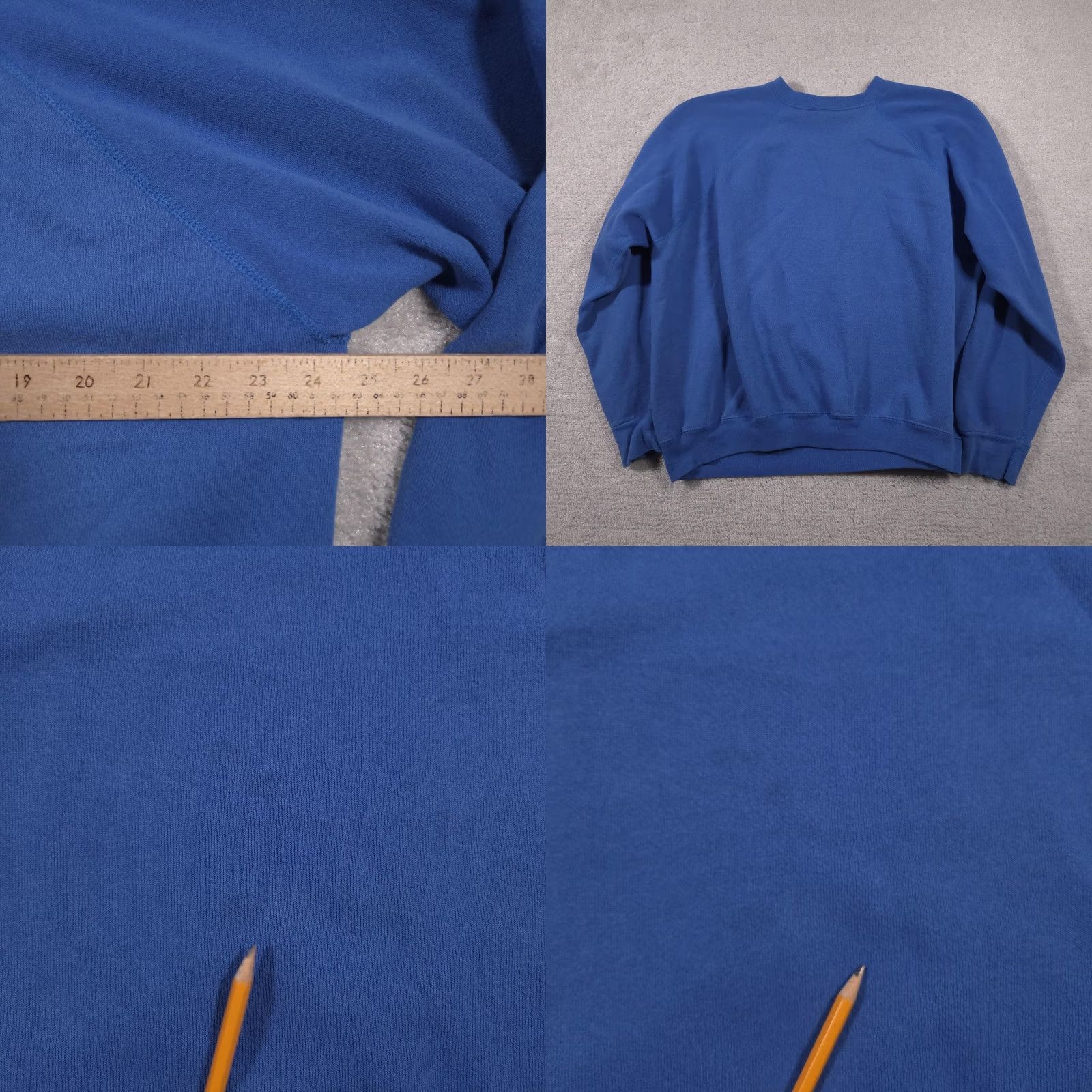 Tultex VINTAGE Sweatshirt Womens 2X Blue Crewneck Pullover Made in USA 90s Sweat Appeal Tultex Cotton Polyester Crewneck Mens Womens Girls Boys Size XXL / US 16-18 / IT 52-54 - 9 Thumbnail