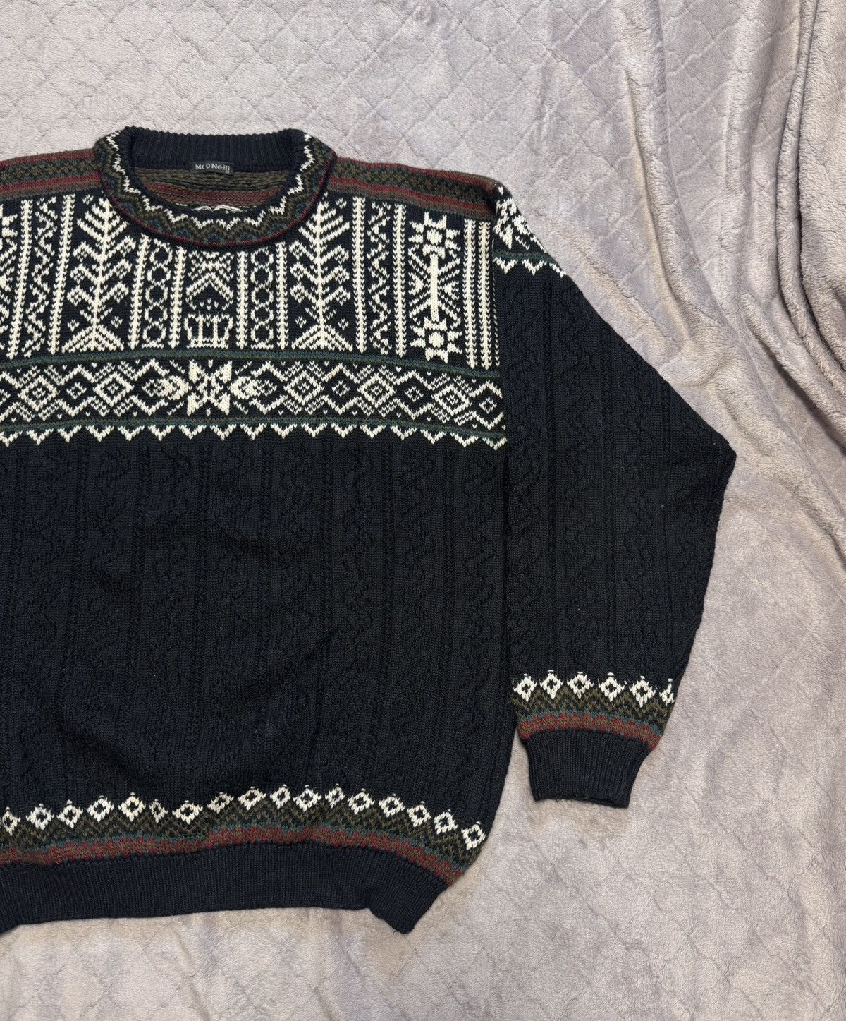 O'Neill × Quiksilver × Vintage Vintage Oneill Knit Sweater Made in Italy Size US XL / EU 56 / 4 - 3 Thumbnail