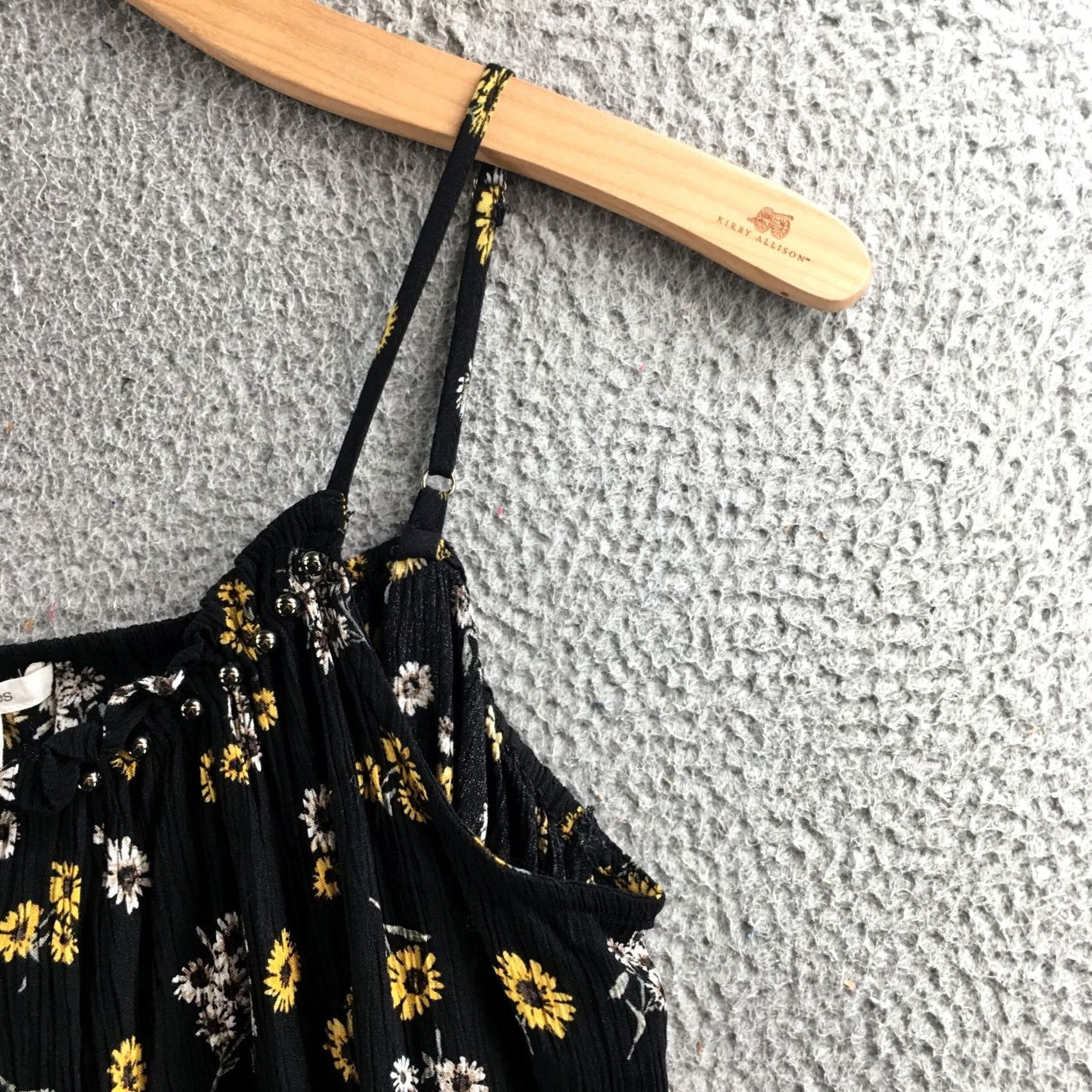 Vintage Maurices Sleeveless Top Womens XL Black Floral Print Rayon Casual Pullover NEW Size XL / US 12-14 / IT 48-50 - 4 Thumbnail