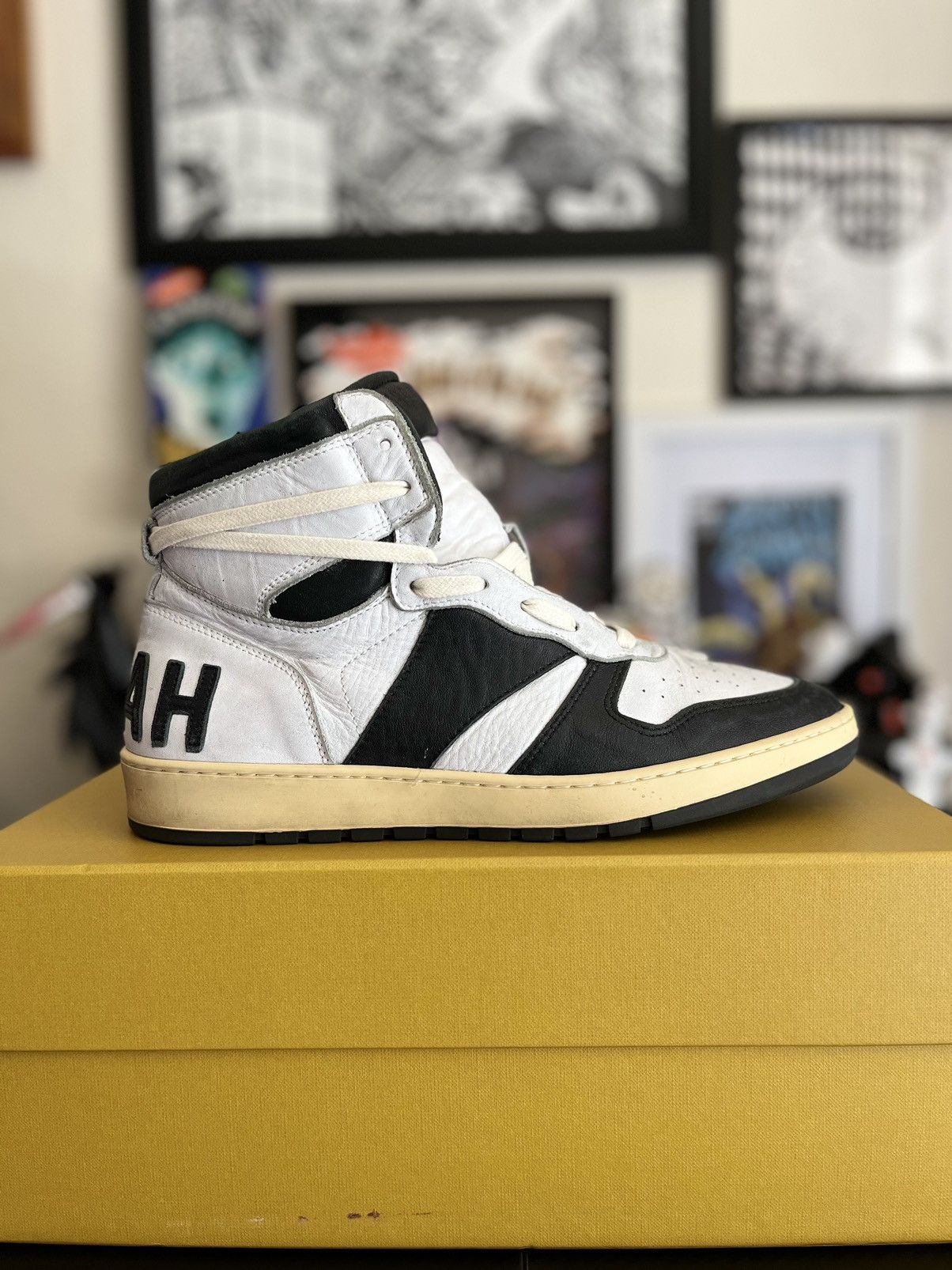Rhude Rhude Rhecess high (HELL YEAH) Size US 8 / EU 41 - 1 Thumbnail
