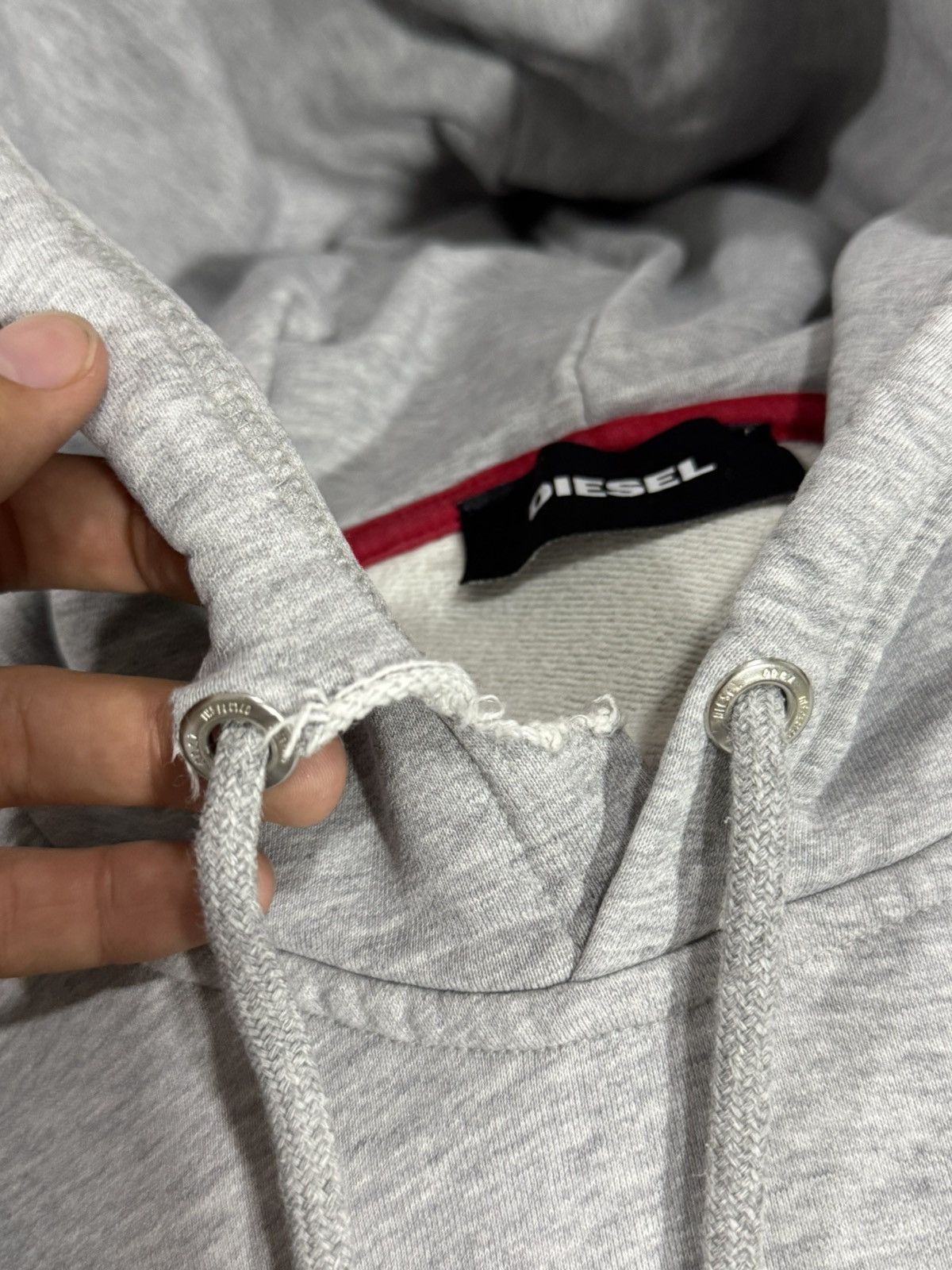 Diesel Diesel vintage Y2K big logo baggy hoodie Size US XL / EU 56 / 4 - 14 Thumbnail