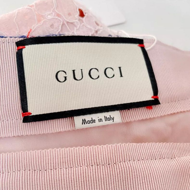 Gucci Gucci Pink lace skirt Size 26" / US 2 / IT 38 - 5 Thumbnail