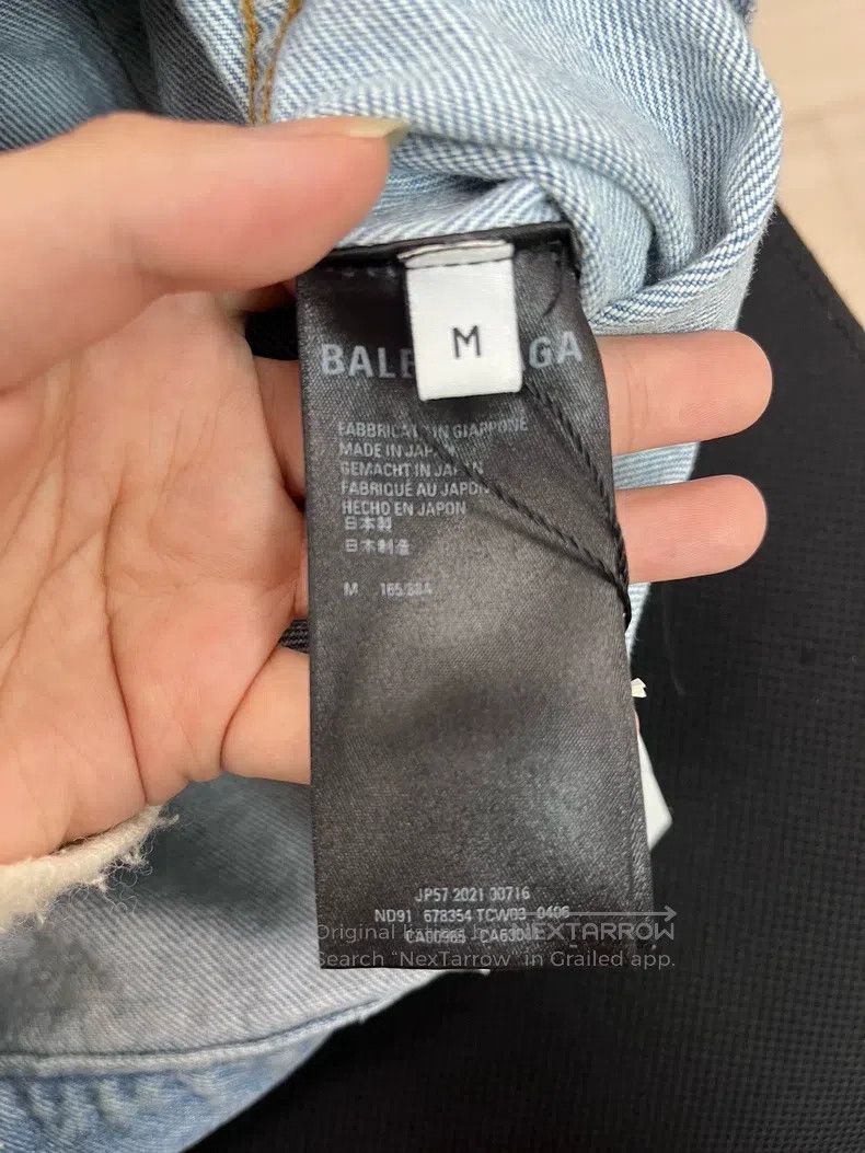Balenciaga Balenciaga Spray Painted Double B Glow in the Dark Denim J Size US M / EU 48-50 / 2 - 5 Thumbnail