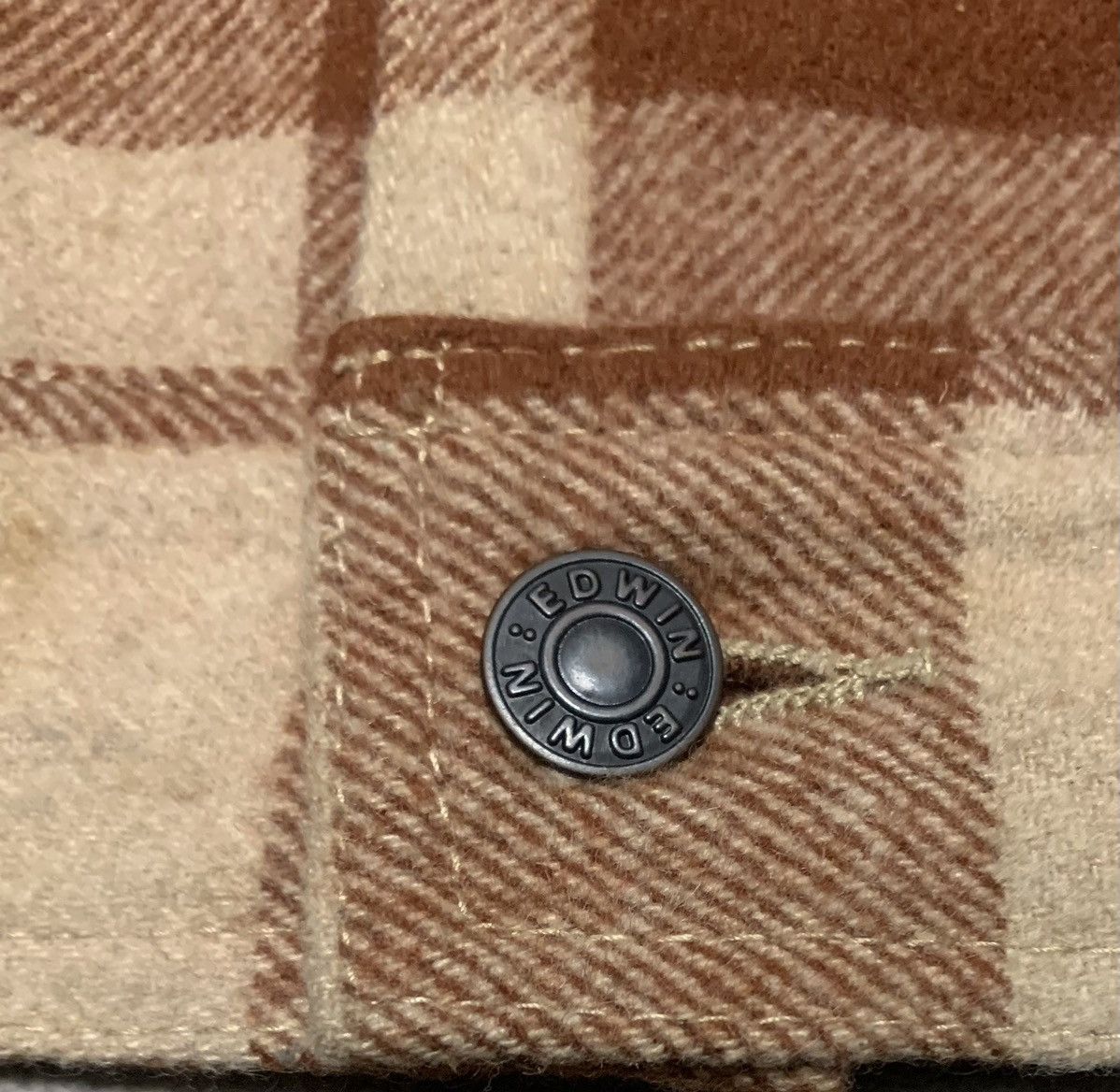 Edwin Vintage Edwin Wool Trucker Jacket Size US L / EU 52-54 / 3 - 6 Thumbnail