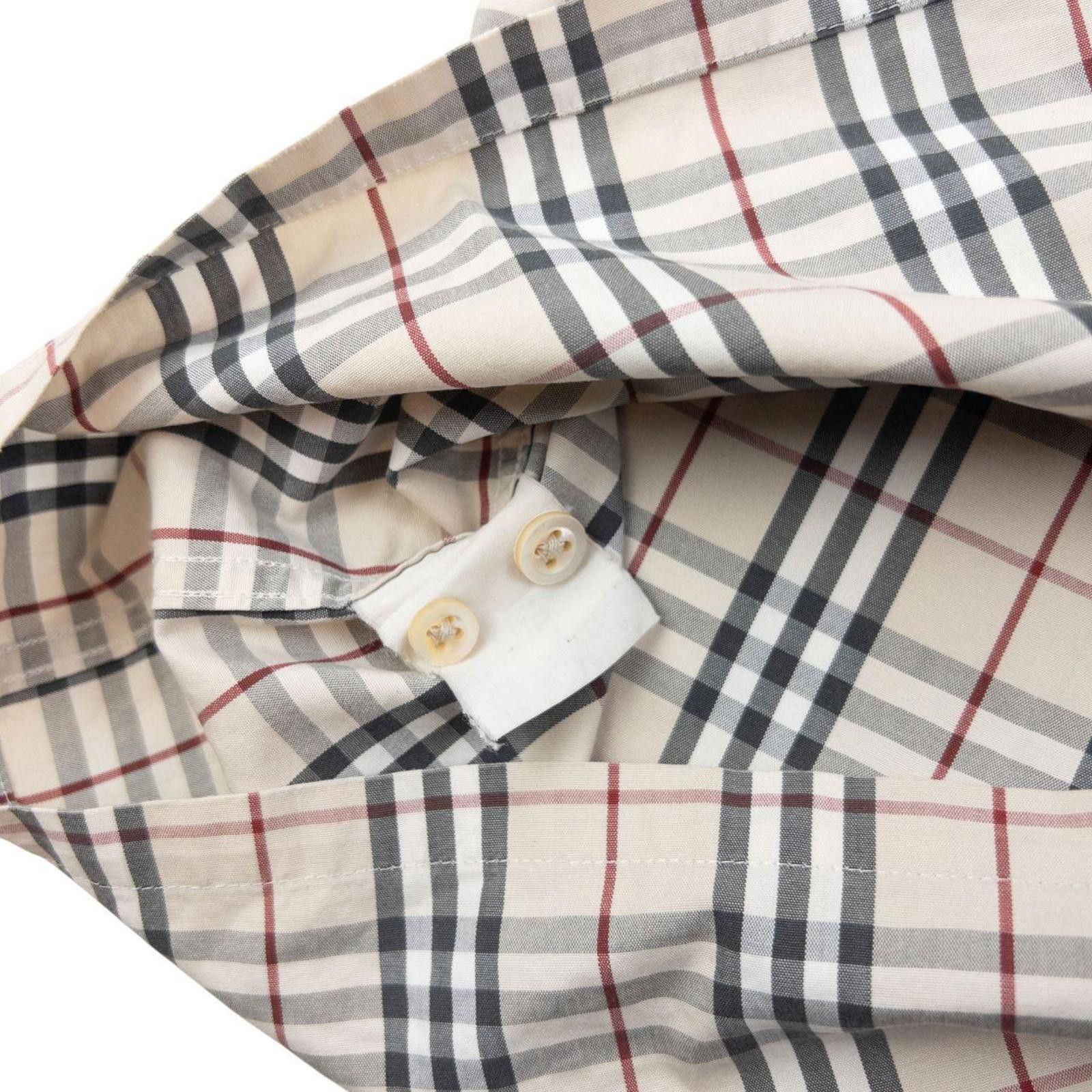 Burberry Vintage 2000s Burberry Nova Check Short Sleeve Shirt Size XL Size US XL / EU 56 / 4 - 5 Thumbnail