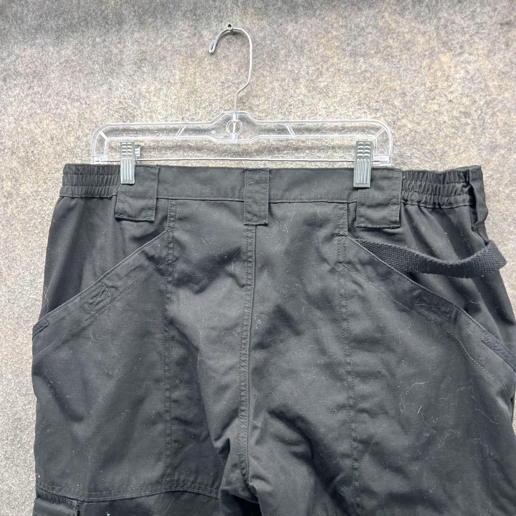 Vintage 5.11 Tactical Cargo Pants Mens 40x32 Black Elastic Workwear Pockets Slim Straight Leg Hat? (Note: This line seems off) Size US 40 / EU 56 - 5 Thumbnail