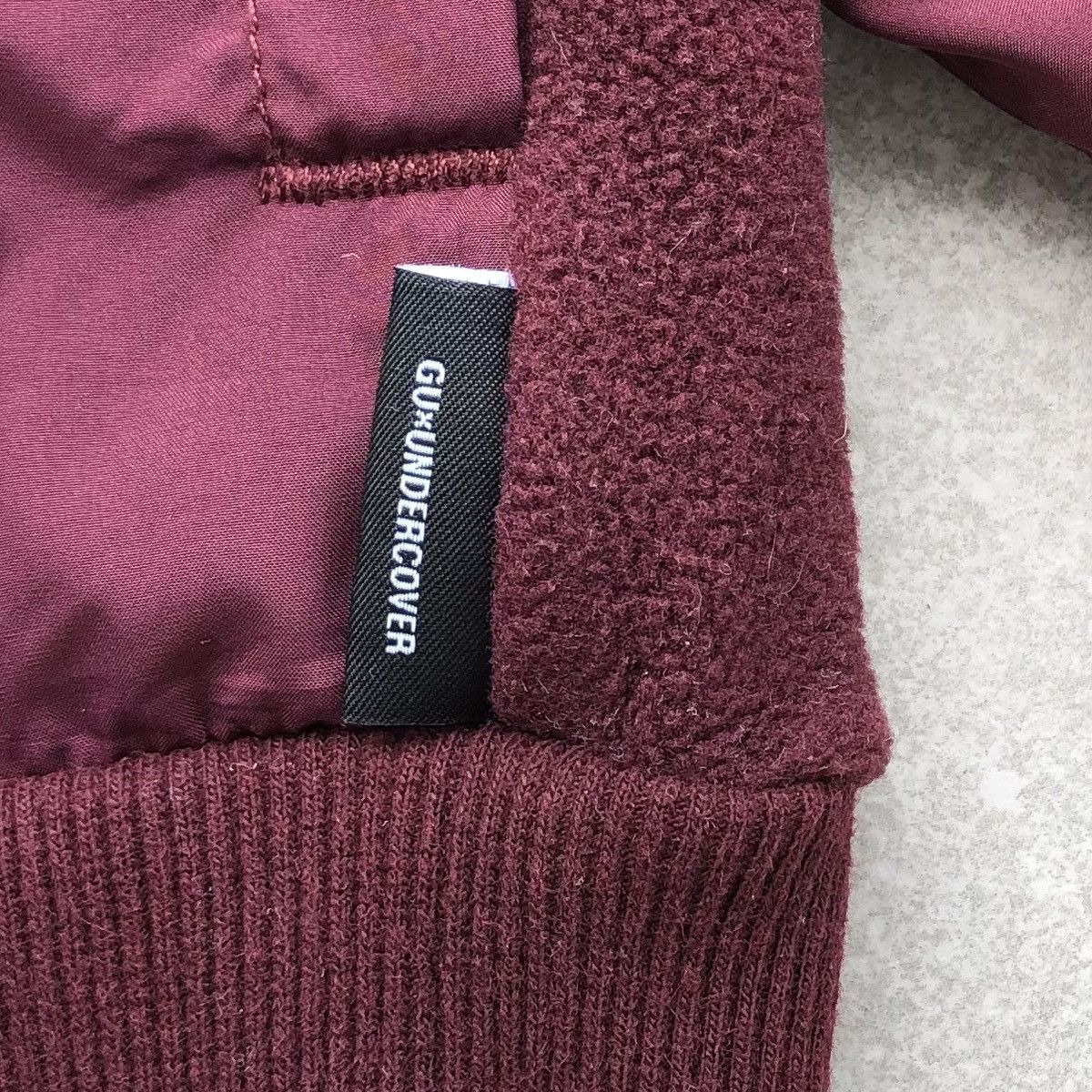 GU × Undercover UNDERCOVER x GU Fleece Pullover sweatshirt Red [M] MENS Size US M / EU 48-50 / 2 - 9 Thumbnail