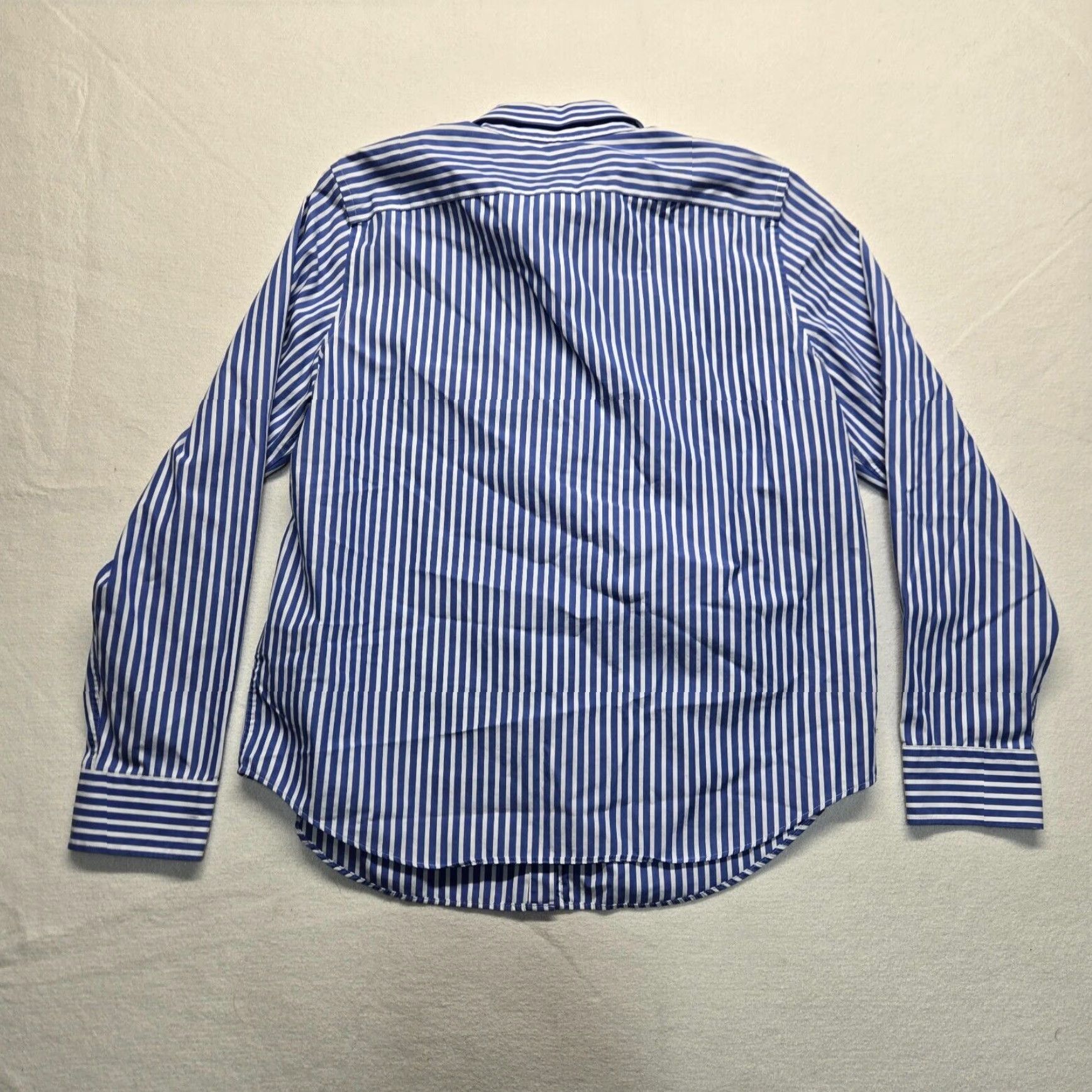 Chaps Chaps Blue Striped Button Up Long Sleeve Shirt Adult Men's Large Size US L / EU 52-54 / 3 - 6 Thumbnail