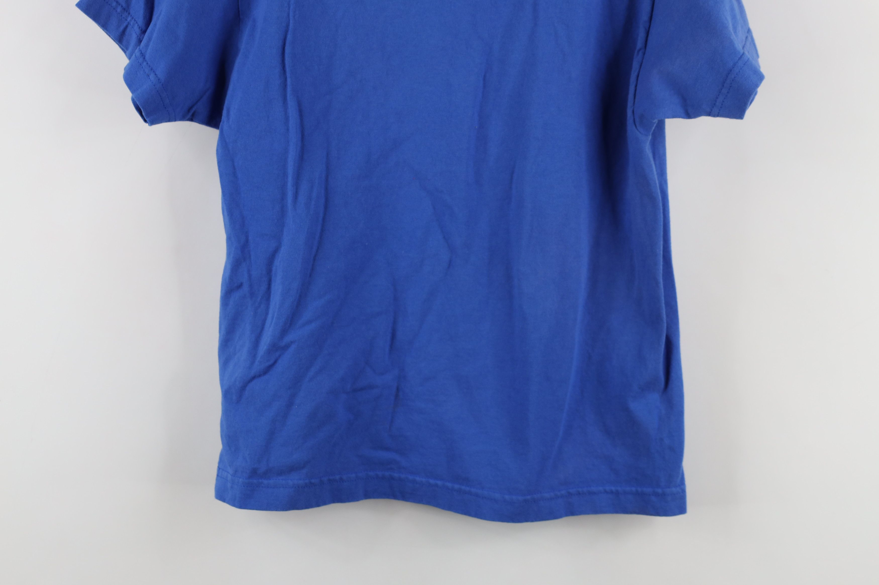 Etnies × Vintage Vintage 90s Etnies Skateboard Chain T-Shirt Blue Cotton Size L / US 10 / IT 46 - 13 Thumbnail