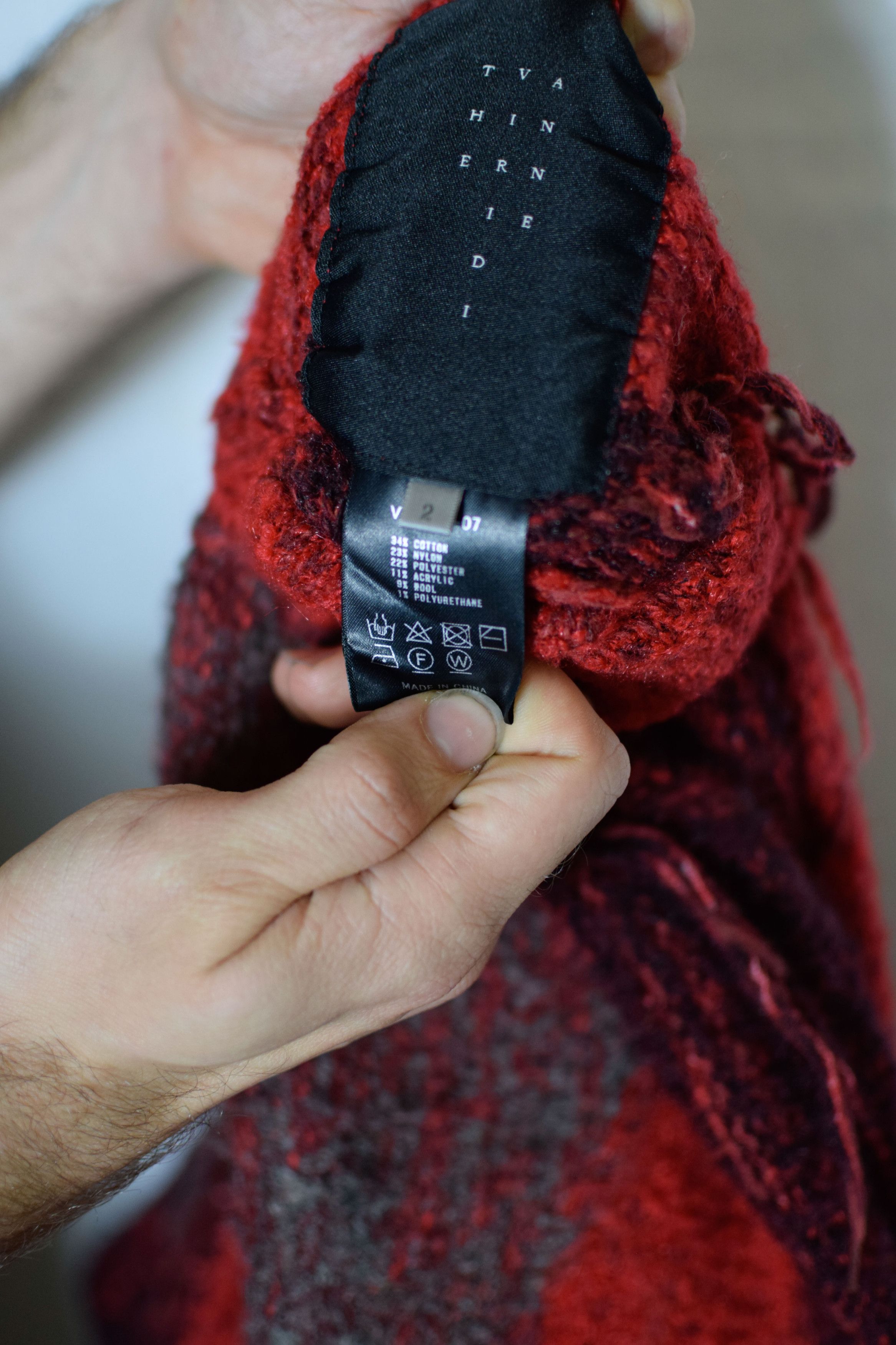 The Viridi-anne The Viridi-Anne AW23 Reversible Grunge Sweater - VI-3652-07 Size US L / EU 52-54 / 3 - 12 Thumbnail